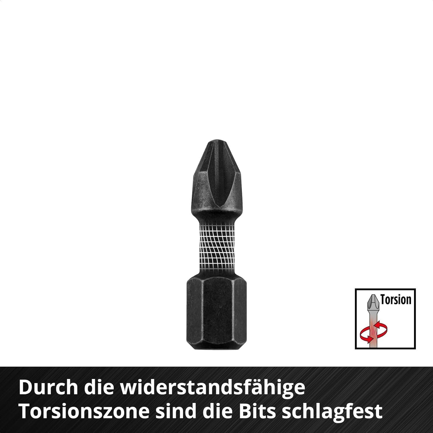 Einhell Bit-Set Original Einhell M-CASE 39-tlg. schlagfestes Zubehör-Set (25-mm-Bits, 39-St., Original Einhell M-CASE 39-tlg. schlagfestes Zubehör-Set (25-mm-Bi – Bild 4 von 5