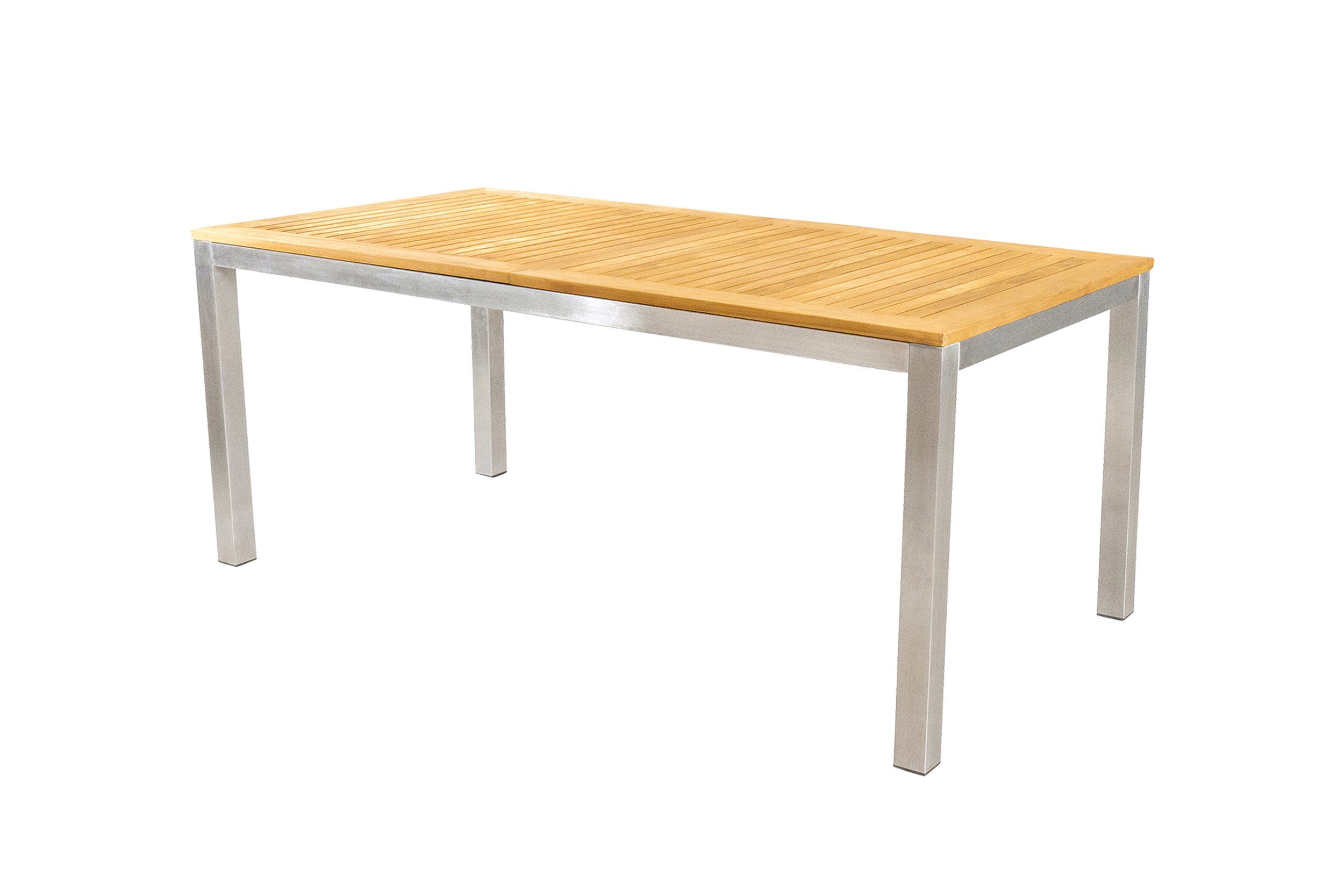 ᐅ LC Garden Gartentisch LC Garden »Steelado« Esstisch Edelstahl/Teak