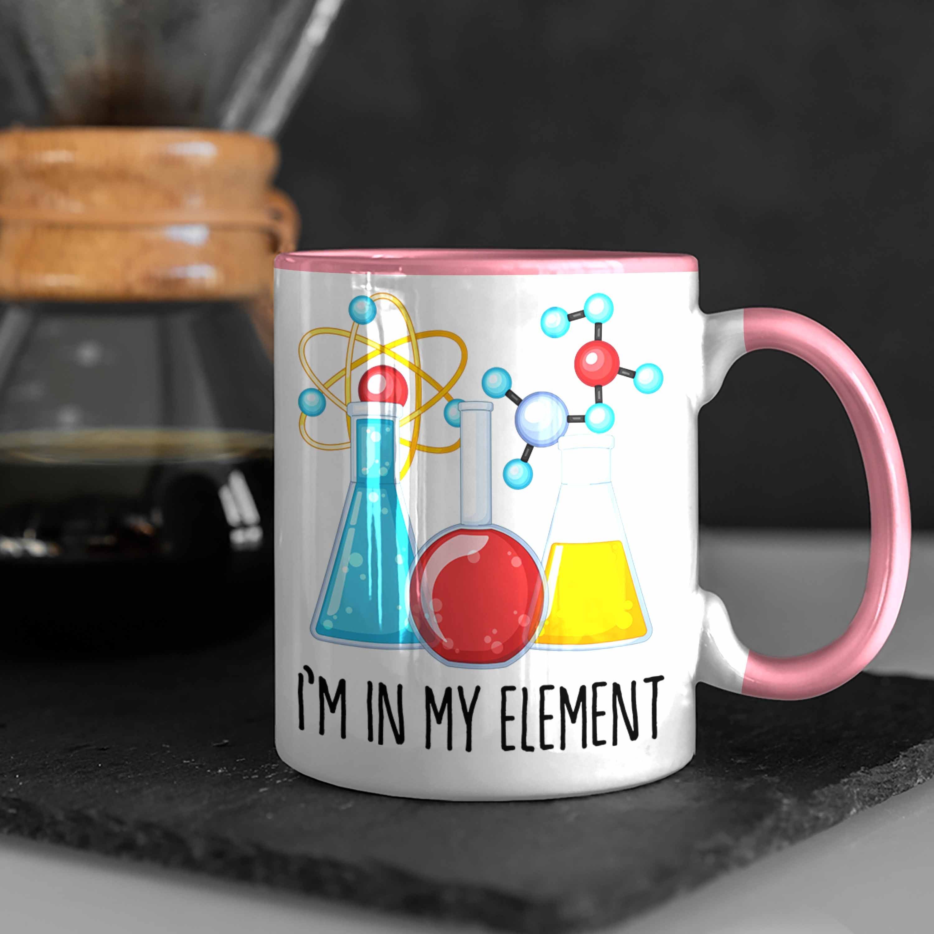My In Student Chemiker Rosa Im Trendation Tasse Geschenk Le Chemie Element Kaffeetasse Tasse