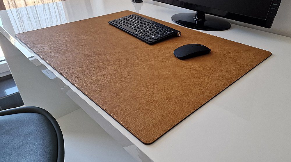 Profi Mats Schreibtischunterlage Just Kunst Leder in 3 Grössen und in 7 Farben