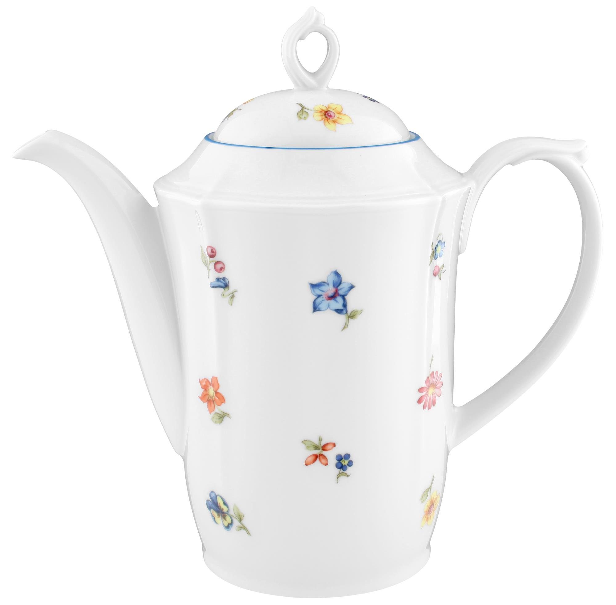 Seltmann Weiden Geschirr-Set Kaffeekanne 6 Personen Sonate 34032 von Seltmann Weiden, Porzellan