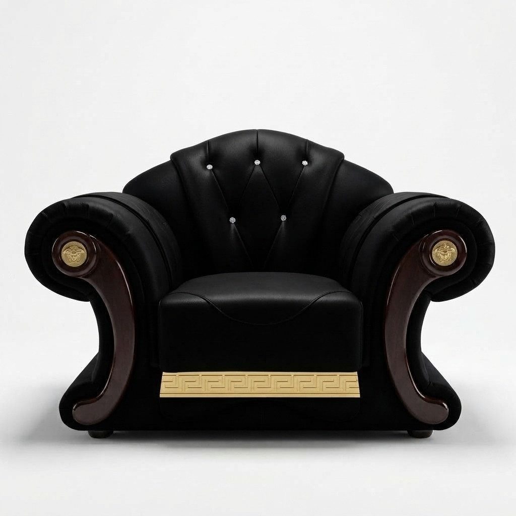 Xlmoebel Chesterfield-Sessel Eleganter Chesterfield Sessel mit edler Polsterung (Sessel), Hergestellt in Europa