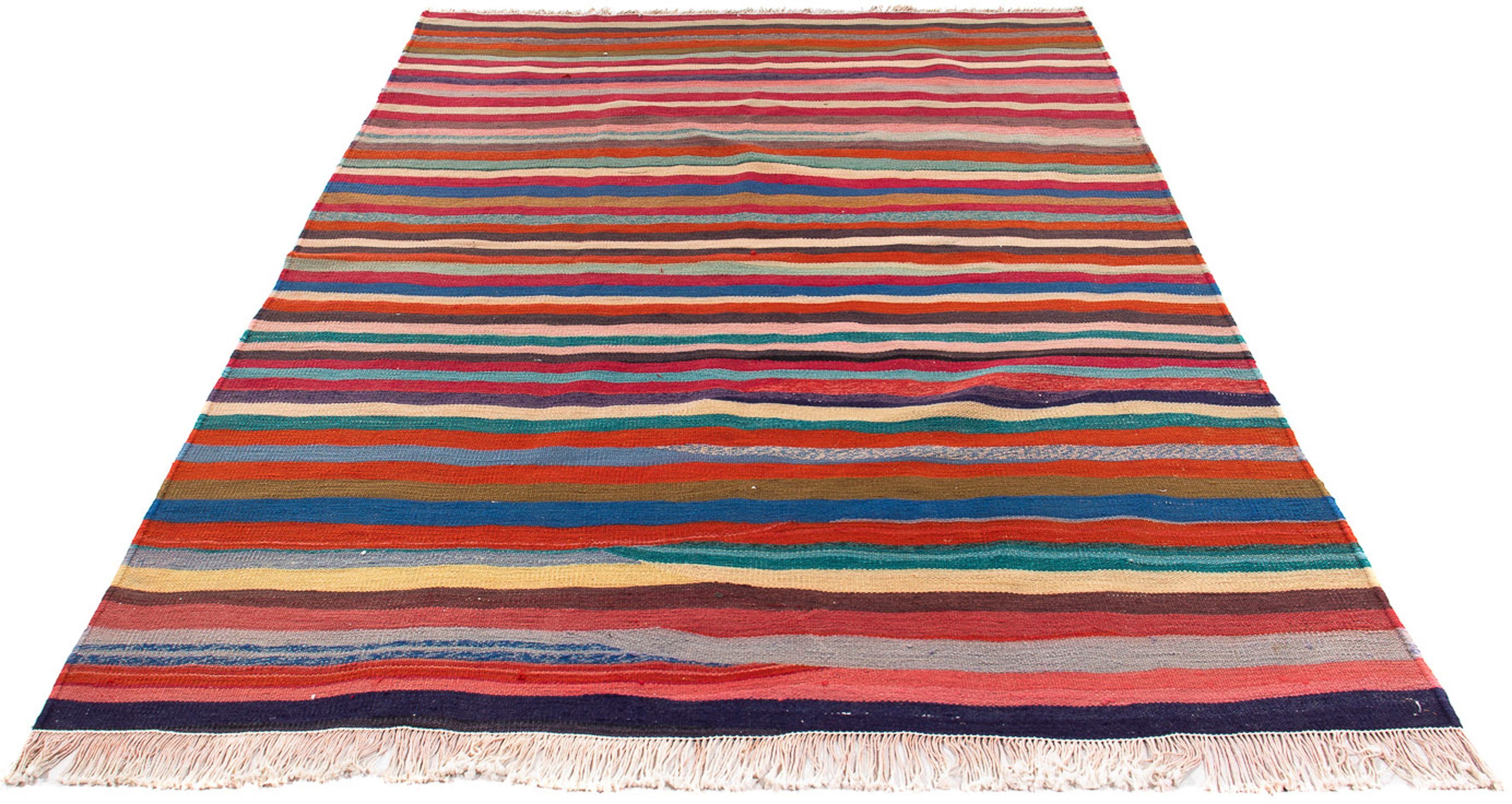 Wollteppich Kelim - Old - 190 x 150 cm - mehrfarbig, morgenland, rechteckig, Höhe: 5 mm, Wohnzimmer, Einzelstück
