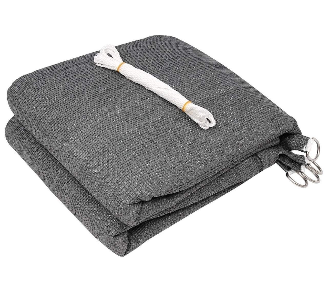 Woltu Sonnensegel, Sonnensegel Windschutz rechteck grau günstig online kaufen