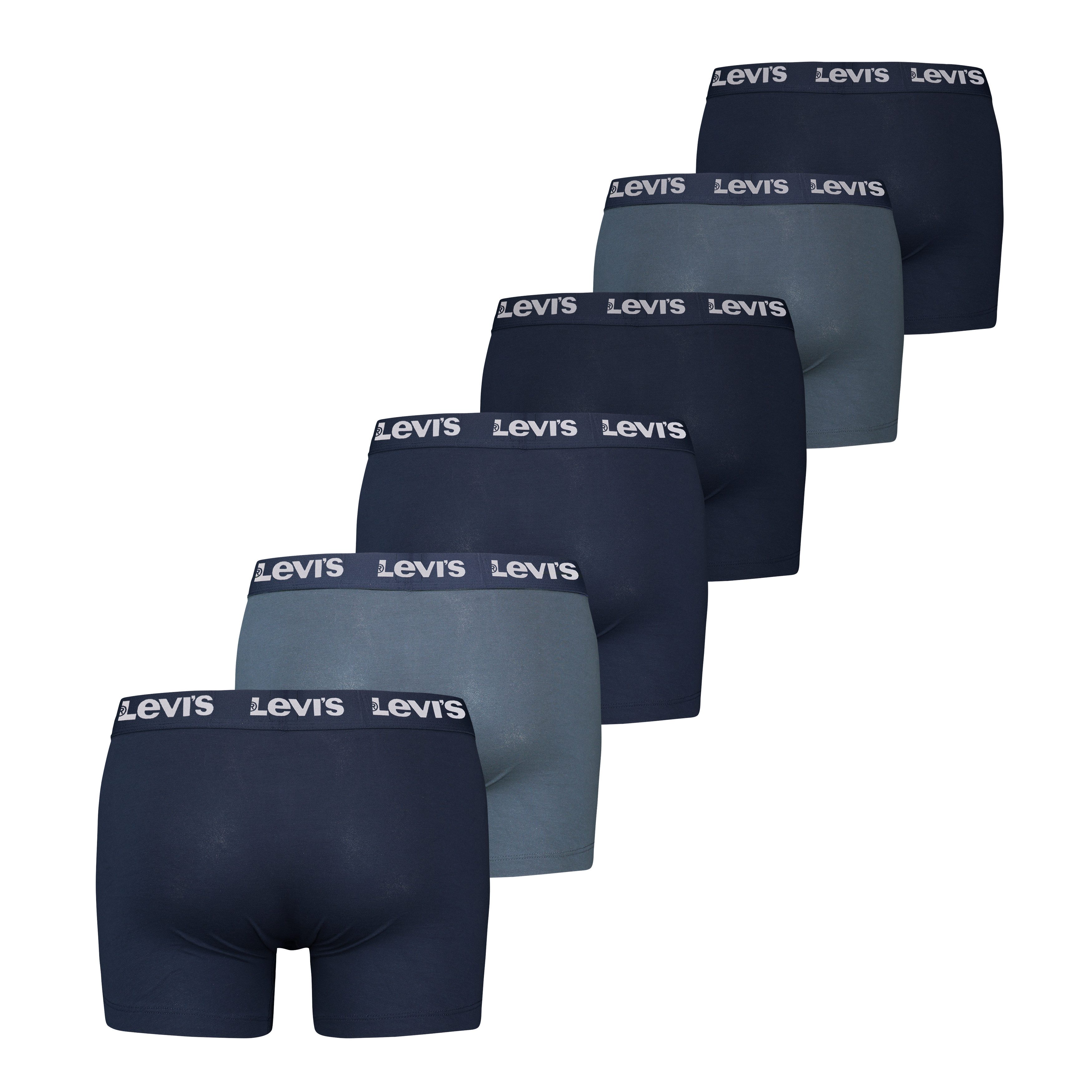 Levi's® Boxershorts LEVIS MEN REPEAT LOGO BOXER BRIEF 6P ECOM (6er Pack)