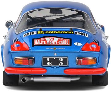 Solido Modellauto Solido Modellauto 1:18 Alpine A110 1600S #23 Rallye Monte Carlo 1972 S, Maßstab 1:18