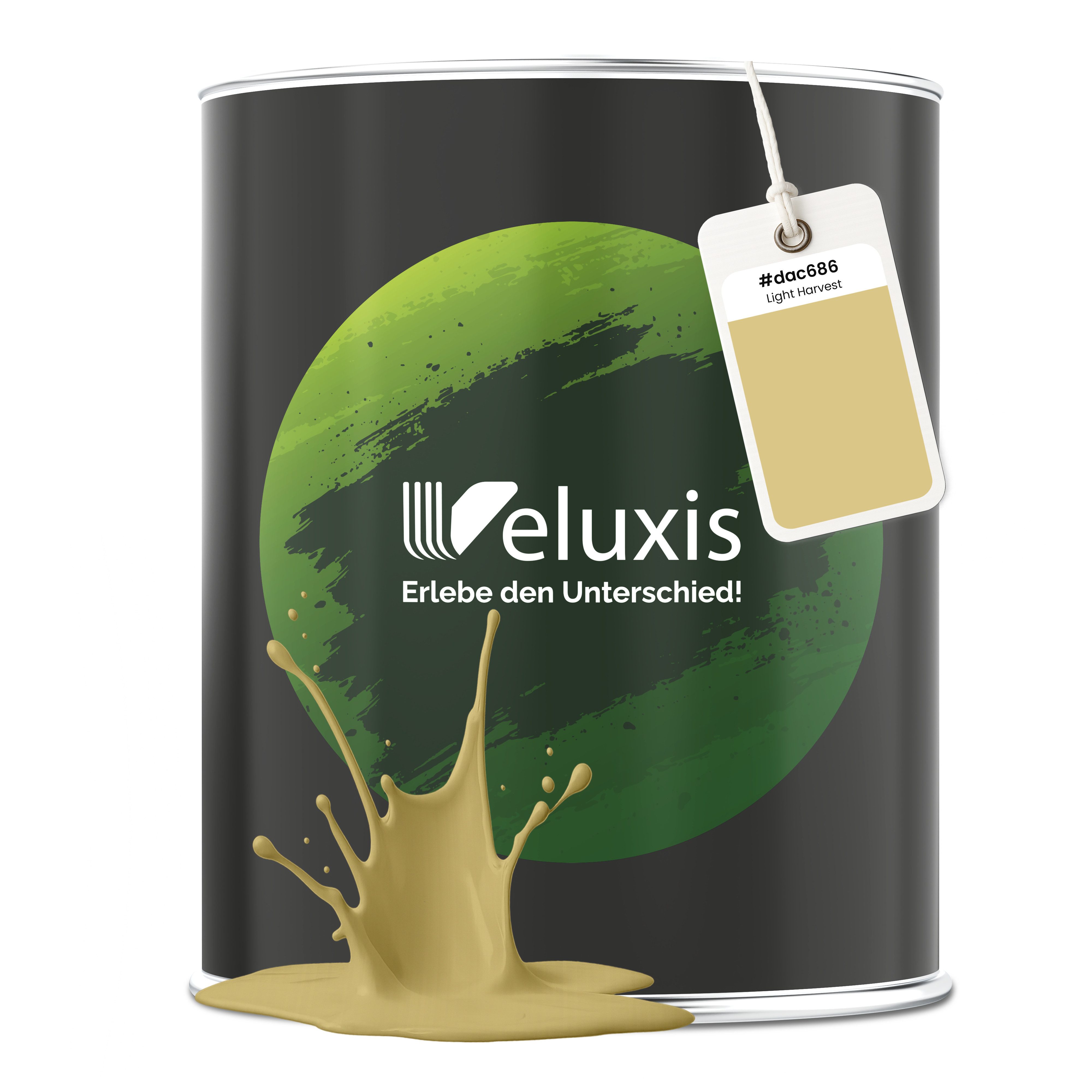 Veluxis Wandfarbe Veluxis® Edle Wandfarbe, für den Innenraum - Deckkraft-Klasse 1, Streifenfrei & tropfarm