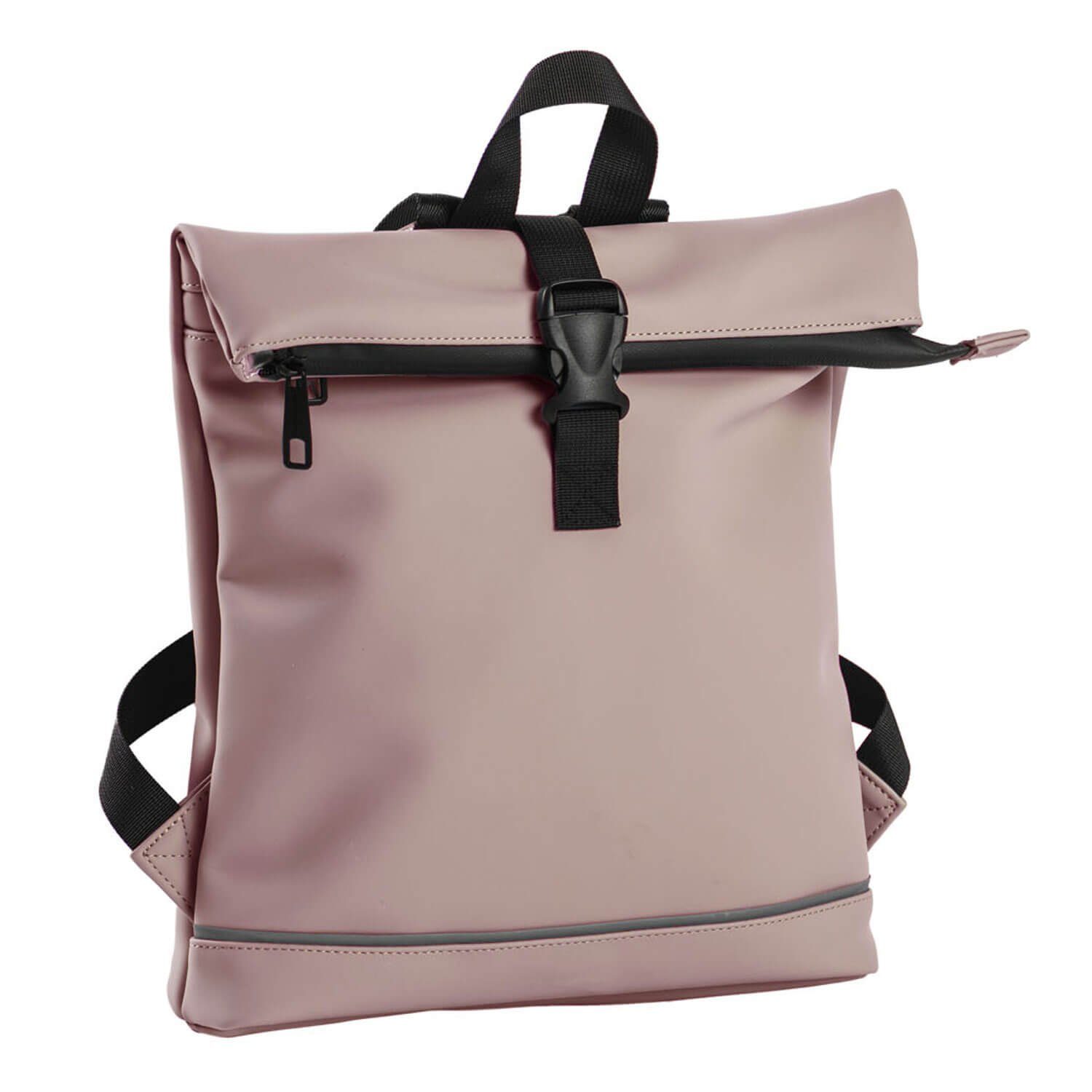 Daniel Ray Fahrradrucksack, Rolltop-Rucksack Jefferson PU-Rollrucksack ...