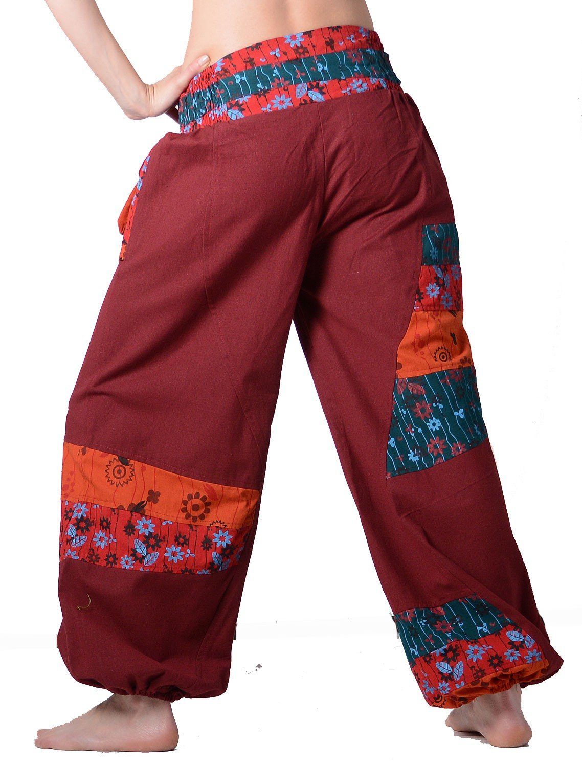 KUNST UND MAGIE Haremshose Kunst&Magie Bunte Hippiehose Baumwolle IBIZA Str günstig online kaufen