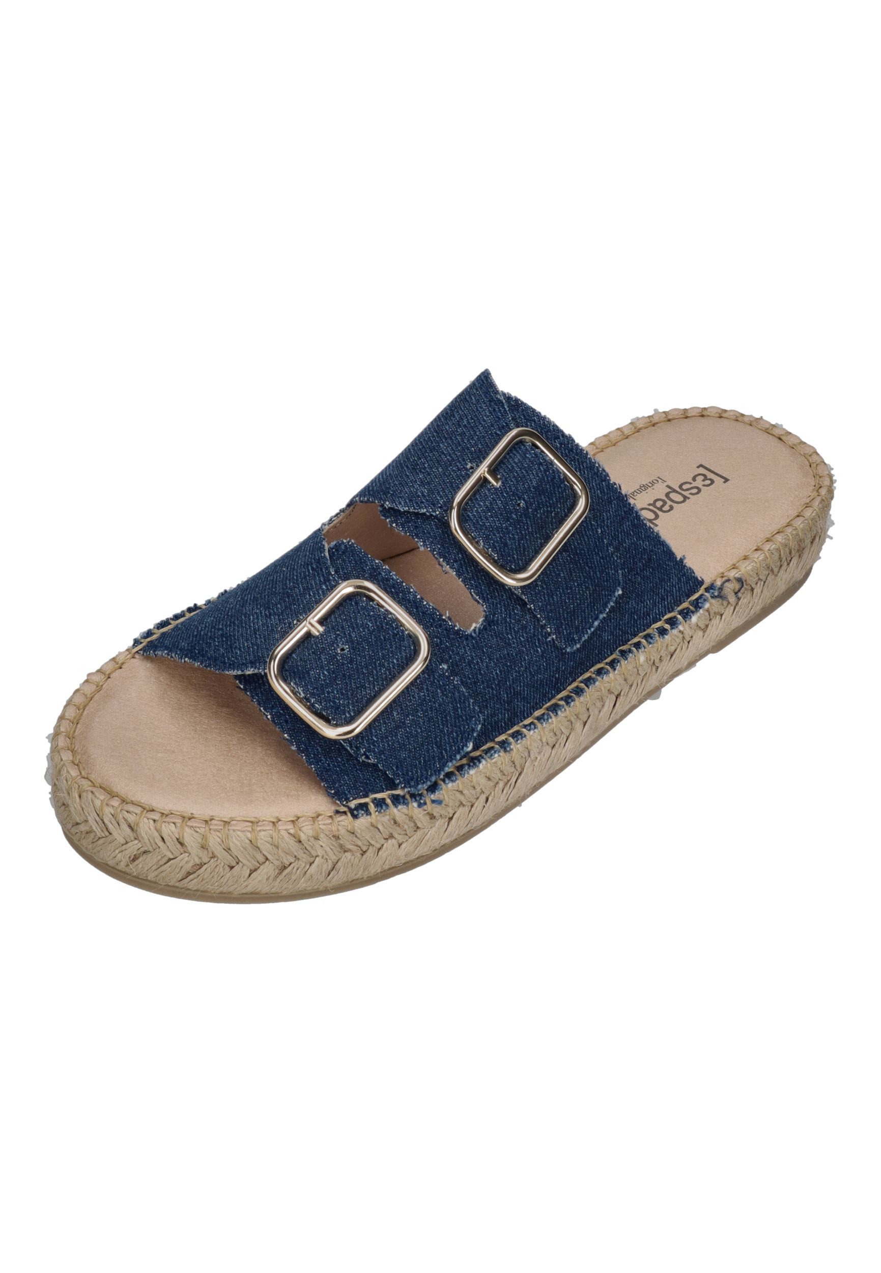 espadrij l´originale CLAQUETTE JEANS Pantolette Marine