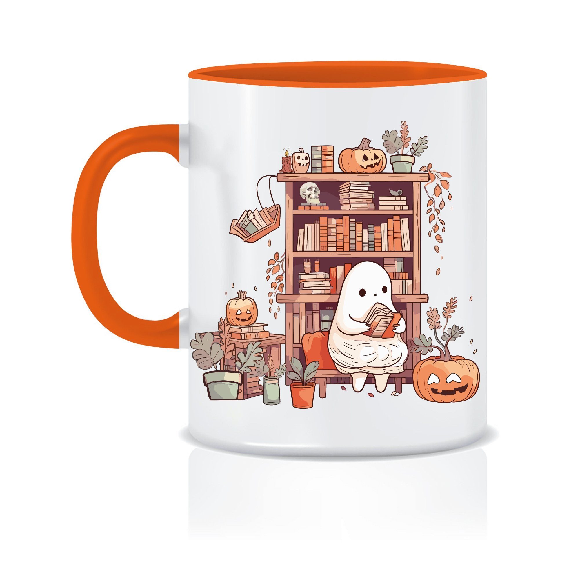 Giftandprint Tasse Pumpkin Spice deko, Kürbistasse, Geschenk, Kürbis, Weihnachten, Spüllmaschinengeeignet, Mikrowellengeeignet