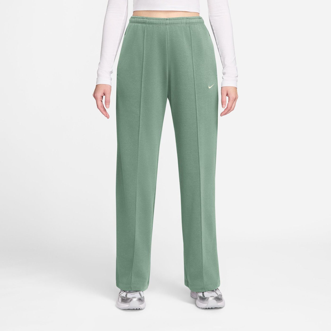 Nike Trainingstights W NSW OFFLN CHLL FT OH MR PANT STEAM/STEAM/SAIL