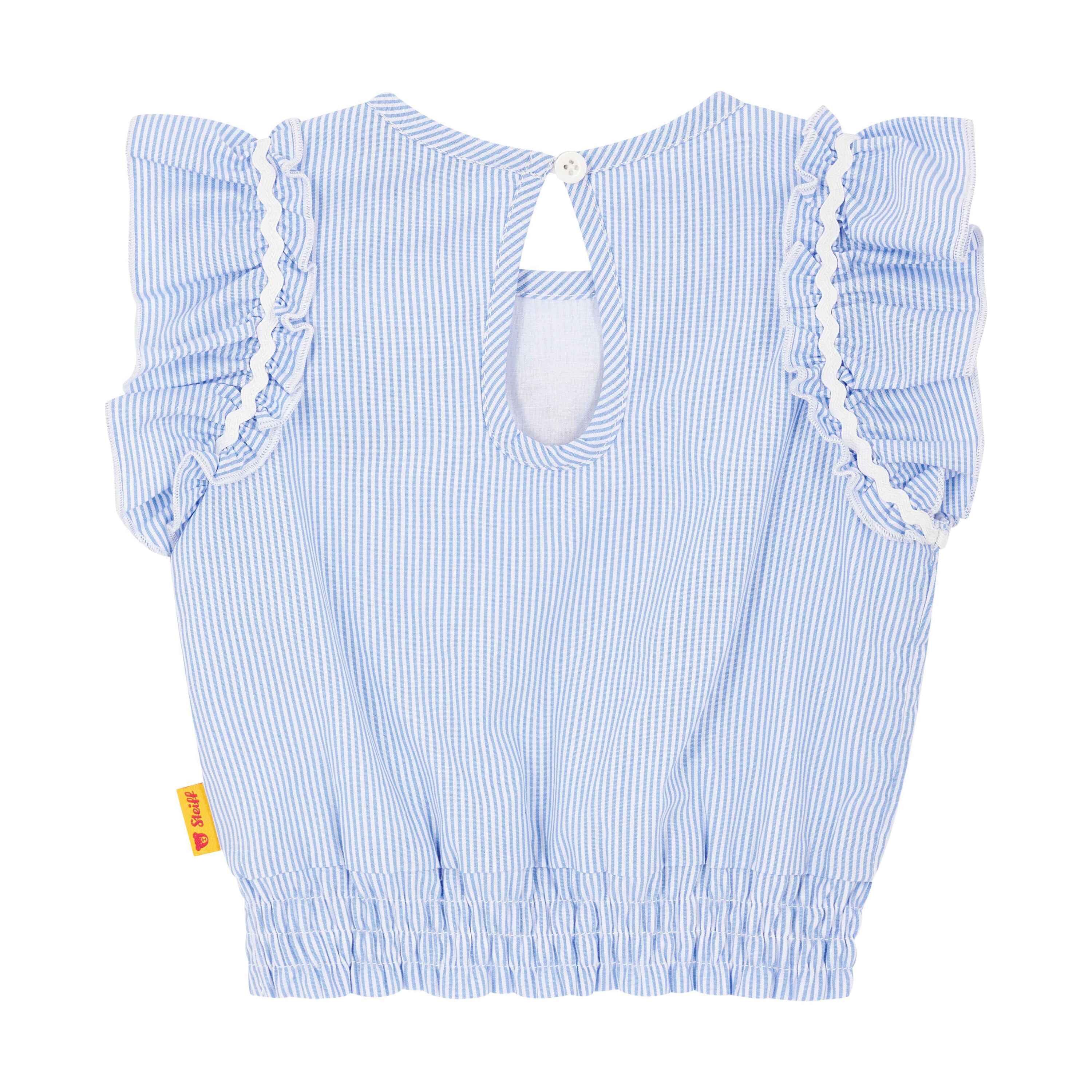 Steiff Kurzarmbluse Bluse kurzarm Summer Breeze, gefüttert