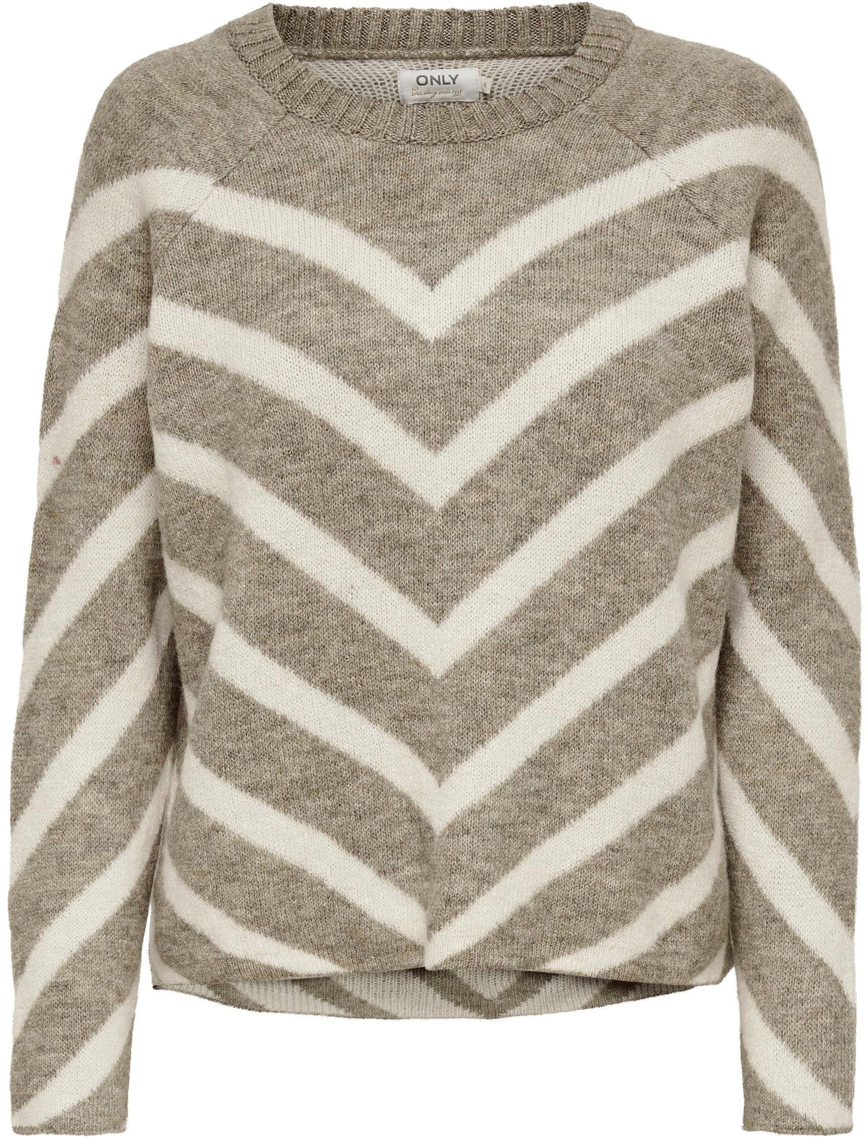 ONLY Strickpullover ONLELIZA L/S PULLOVER KNT NOOS Kunstfaser, regular fit