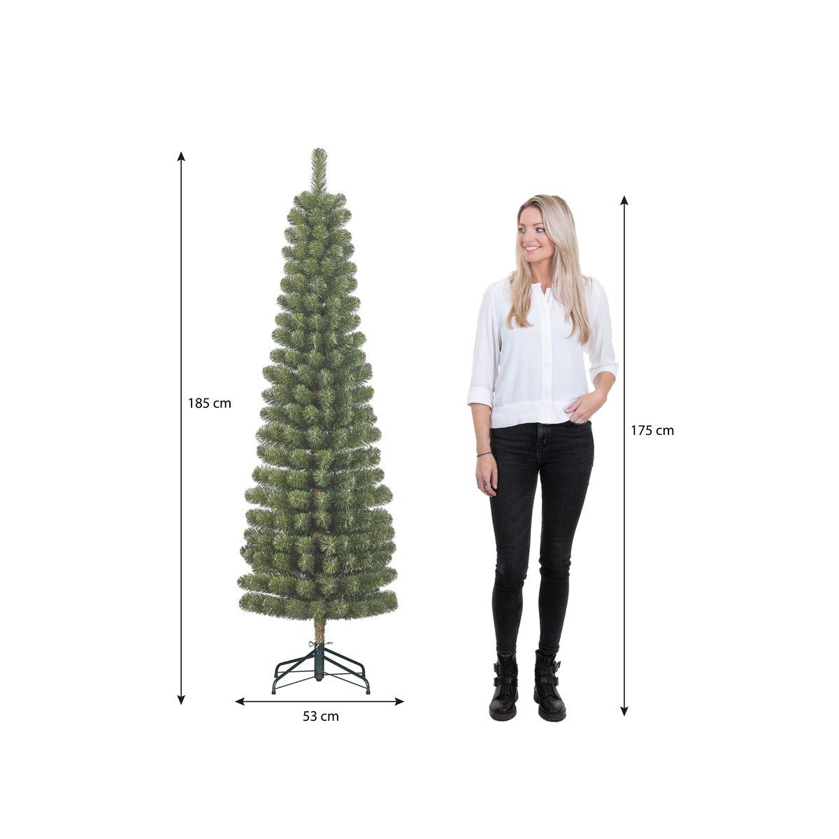 Black Box Trees Künstlicher Weihnachtsbaum Black Box Trees Charlton Pilar Weihnachtsbaum gruen TIPS 280 - h185xd5
