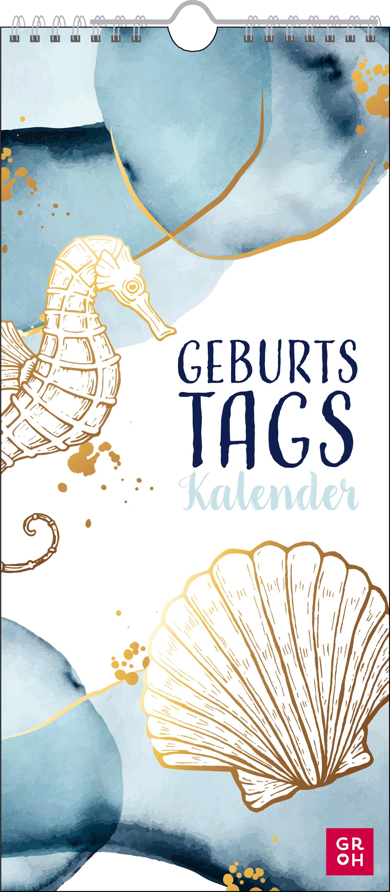 groh Verlag Geburtstagskalender Immerwährender Geburtstagskalender Maritim
