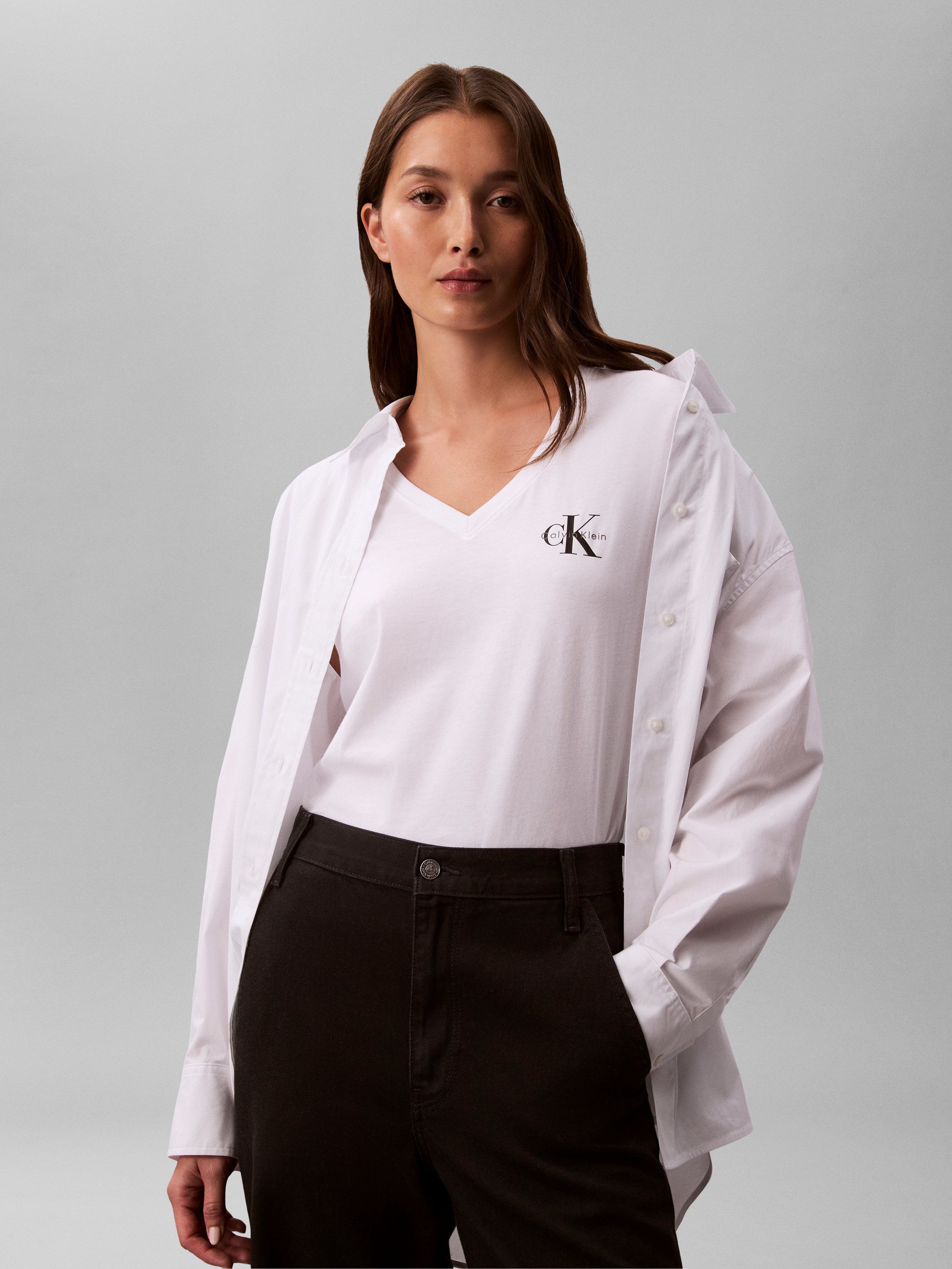 Calvin Klein Jeans T-Shirt MONOLOGO VNK 2PACK TEE (Packung, 2-tlg., 2er-Pack), Logoschriftzug