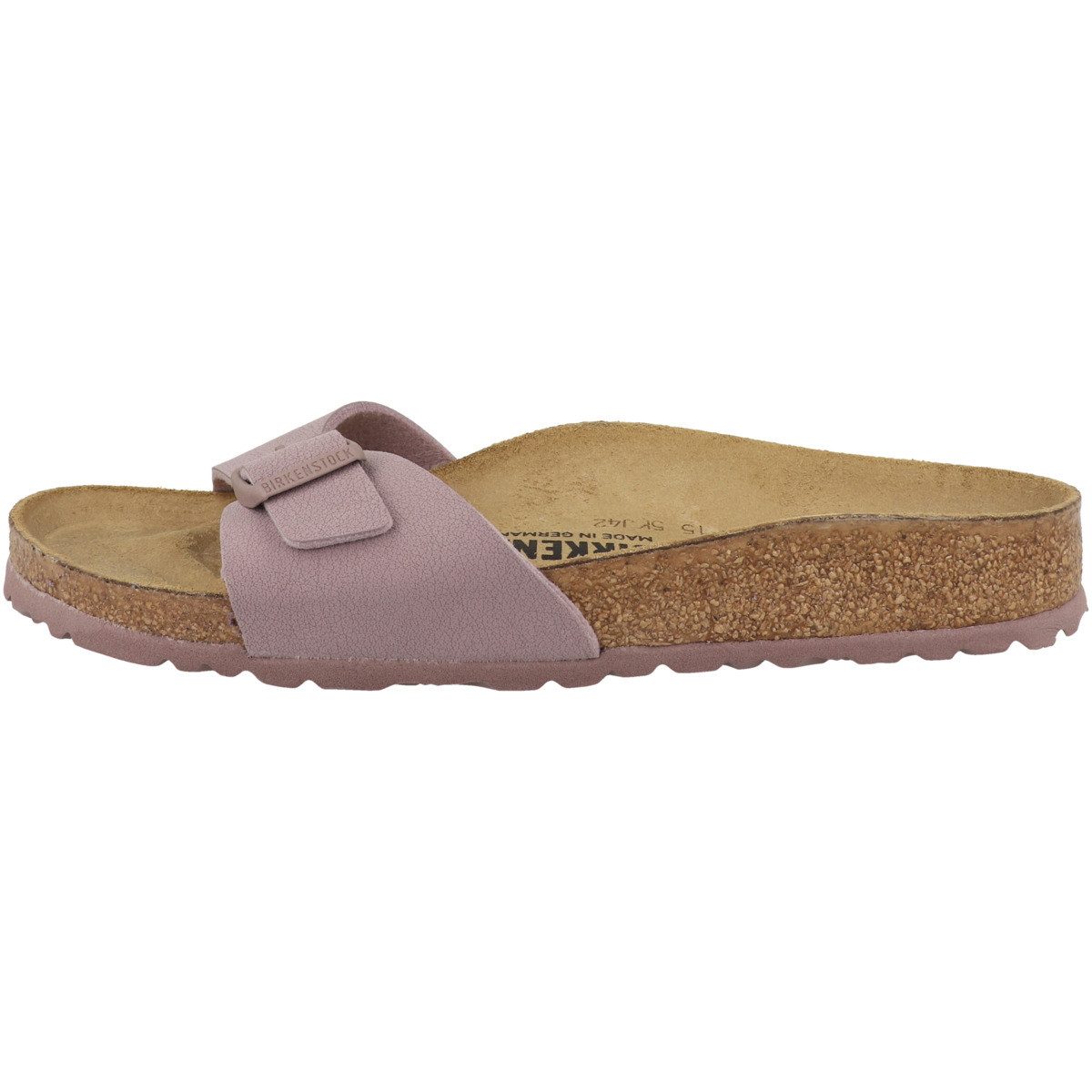 Birkenstock Madrid Birko-Flor Nubuk schmal Unisex Erwachsene Pantolette Hausschuhe, Sandaletten, Mules, Pantoffeln, Slipper