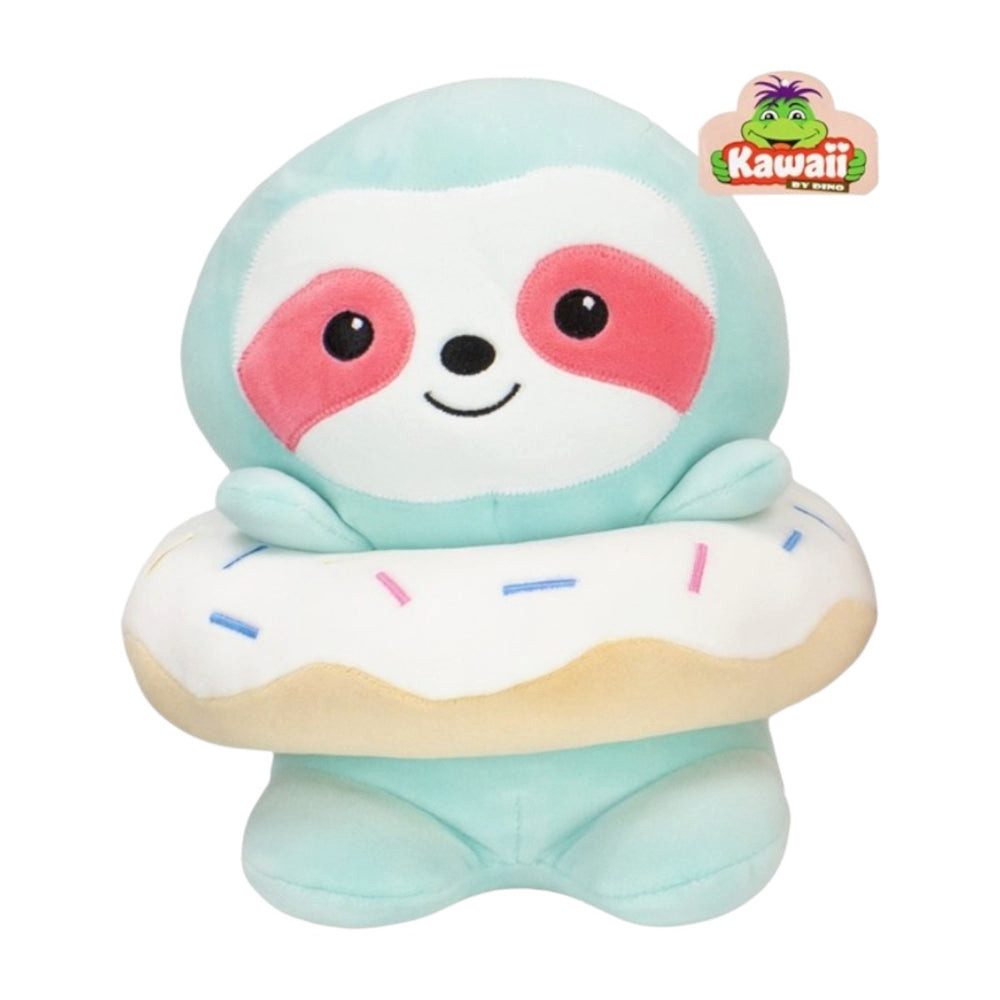 Kawaii Kuscheltier Tierkuscheltiere mit Donut Kawaii Plüsch Kuscheltier ca. 23 cm 6 süße