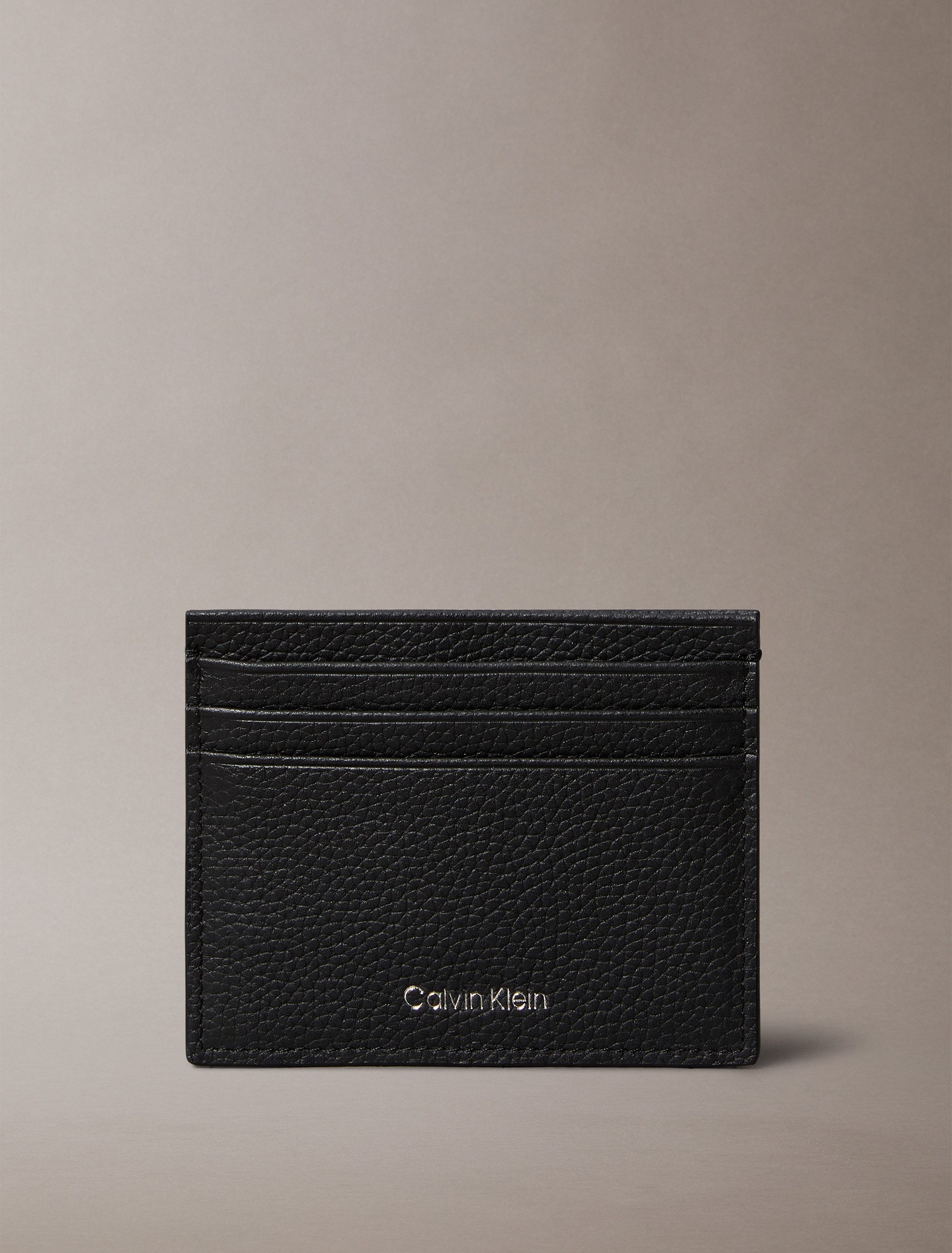 Calvin Klein Kartenetui FOIL EMBOSS EW CARD CASE, Unisex Geldbeutel, Kreditkartenetui mit Logoschriftzug