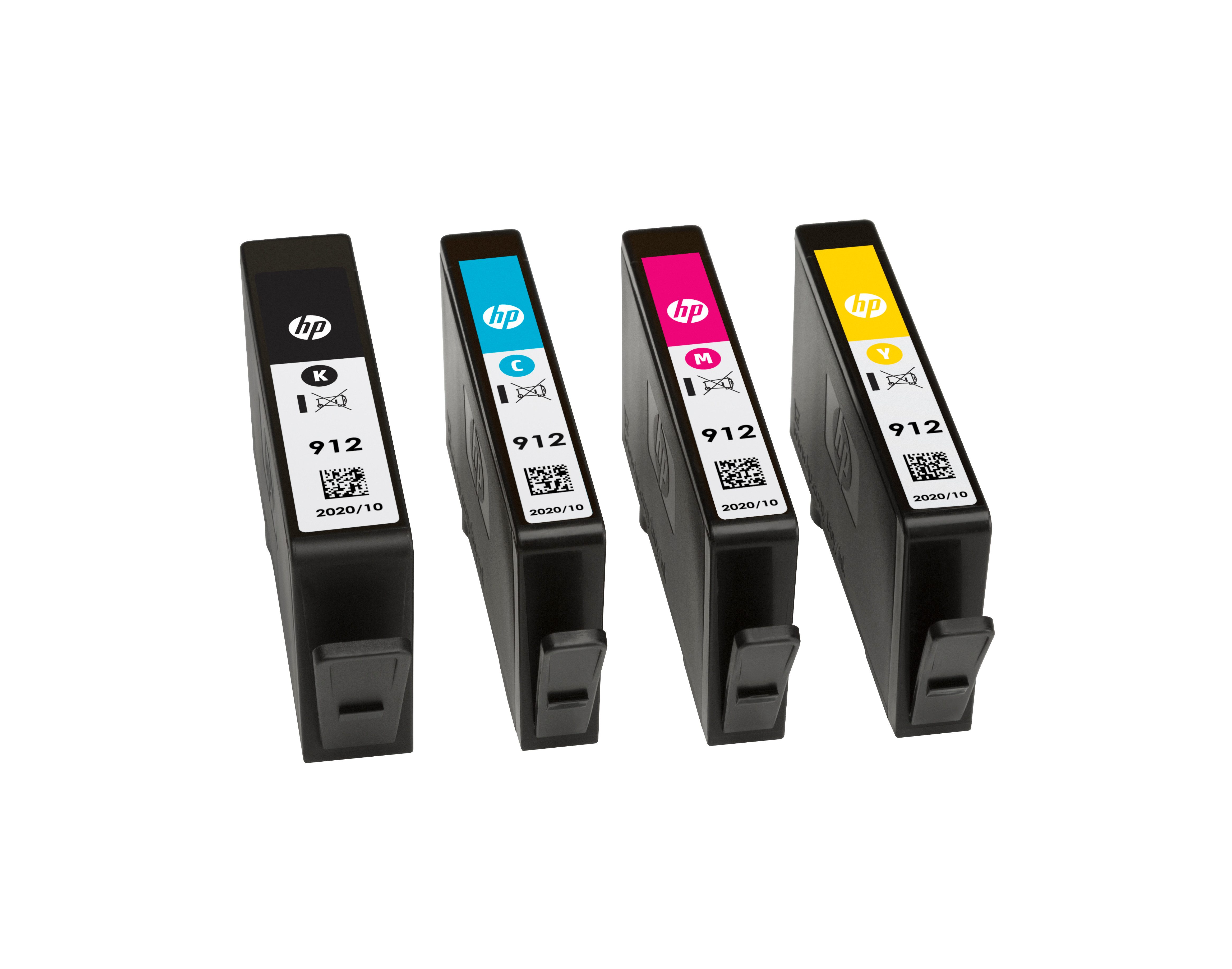 HP HP Tintenpatrone Nr. 912 Multipack (BK/C/M/Y) (300 Tintenpatrone
