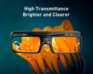 Dangbei 3D-Brille Wiederaufladbare 3D mit DLP-Link