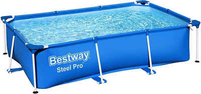 BESTWAY Framepool Bestway Steel Pro Aufstellpool ohne Pumpe 259 x 170 x 61 cm