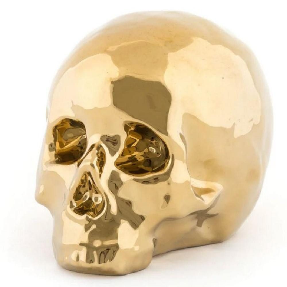 Seletti Skulptur Dekorationsobjekt Totenkopf Memorabilia My Skull Gold
