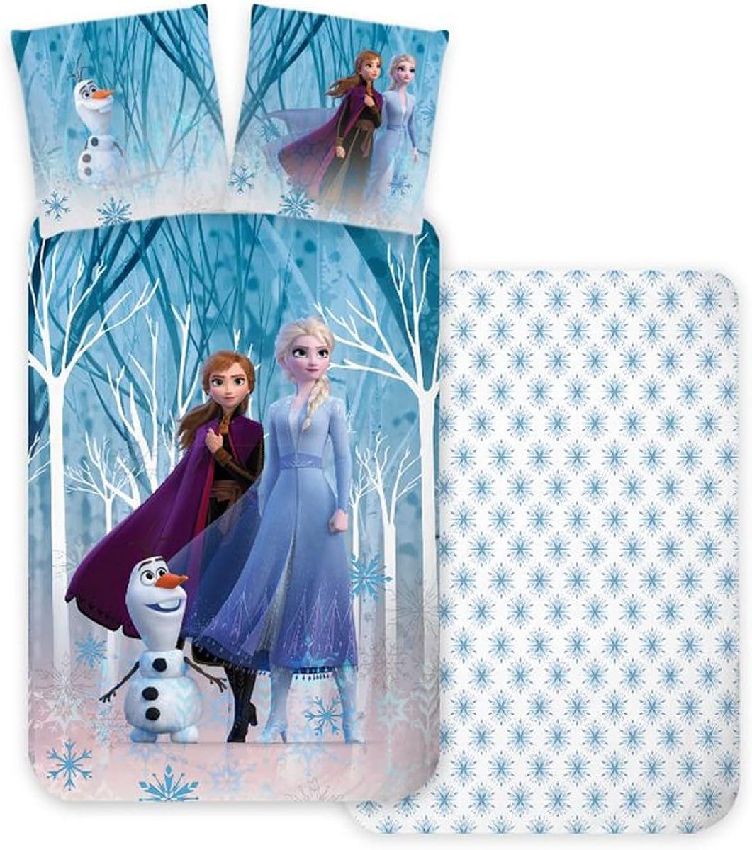 Disney Kinderbettwäsche Disney Frozen Kinderbettwäsche Anna Elsa Olaf Schne günstig online kaufen