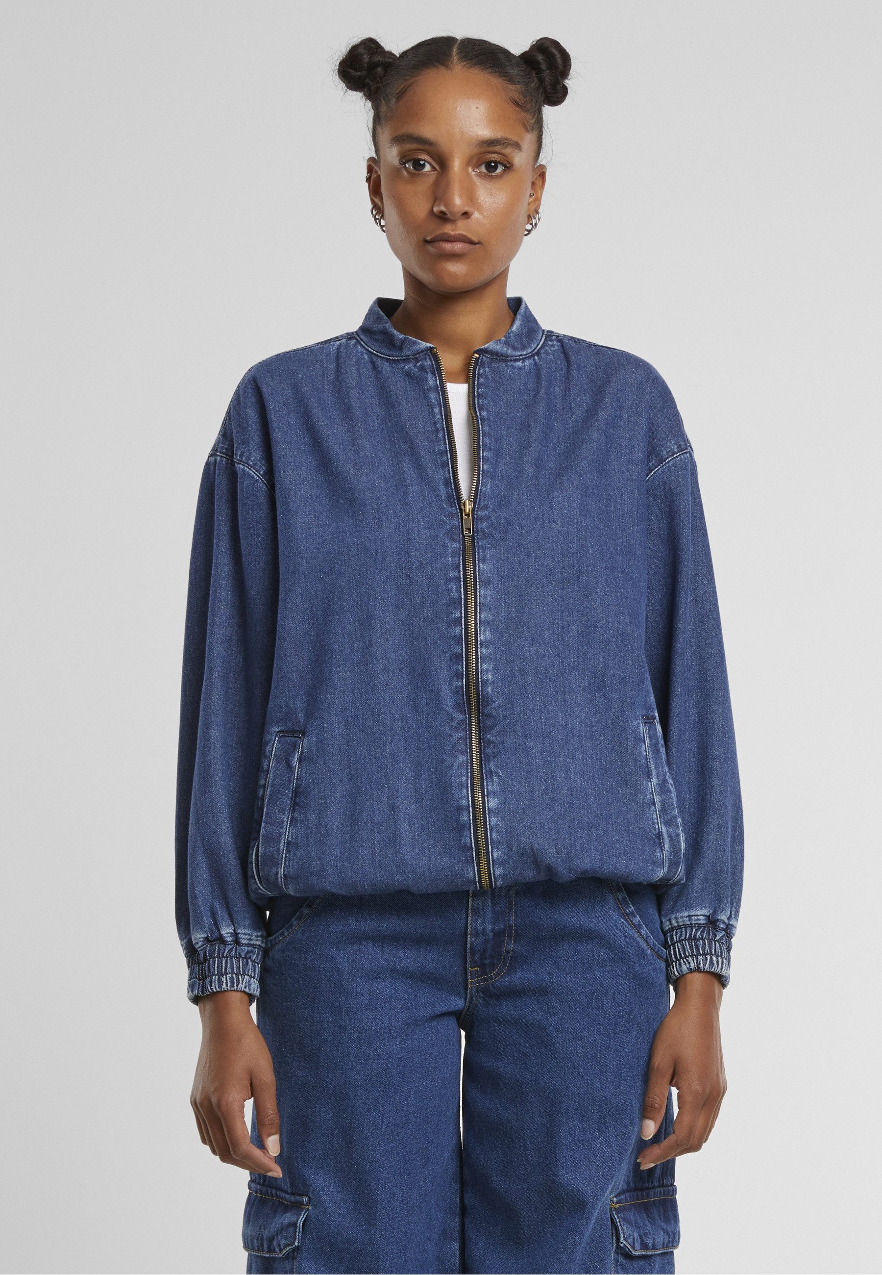 URBAN CLASSICS Jeansjacke Urban Classics Ladies Oversized Skater Jacket (1-St) – Bild 5 von 5