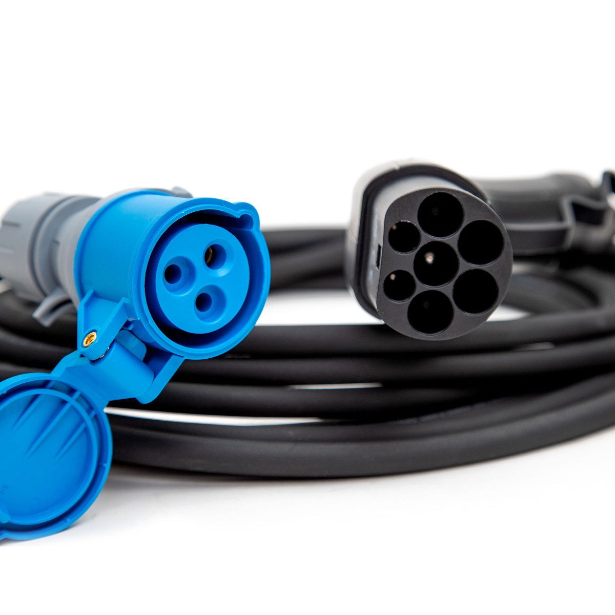 Platinet EV_T2CEE7M Elektroauto-Ladegerät (16000 mA, Einzelprodukt, Nutzt Typ 2 Ladesäulen als Stromquelle für Camper)