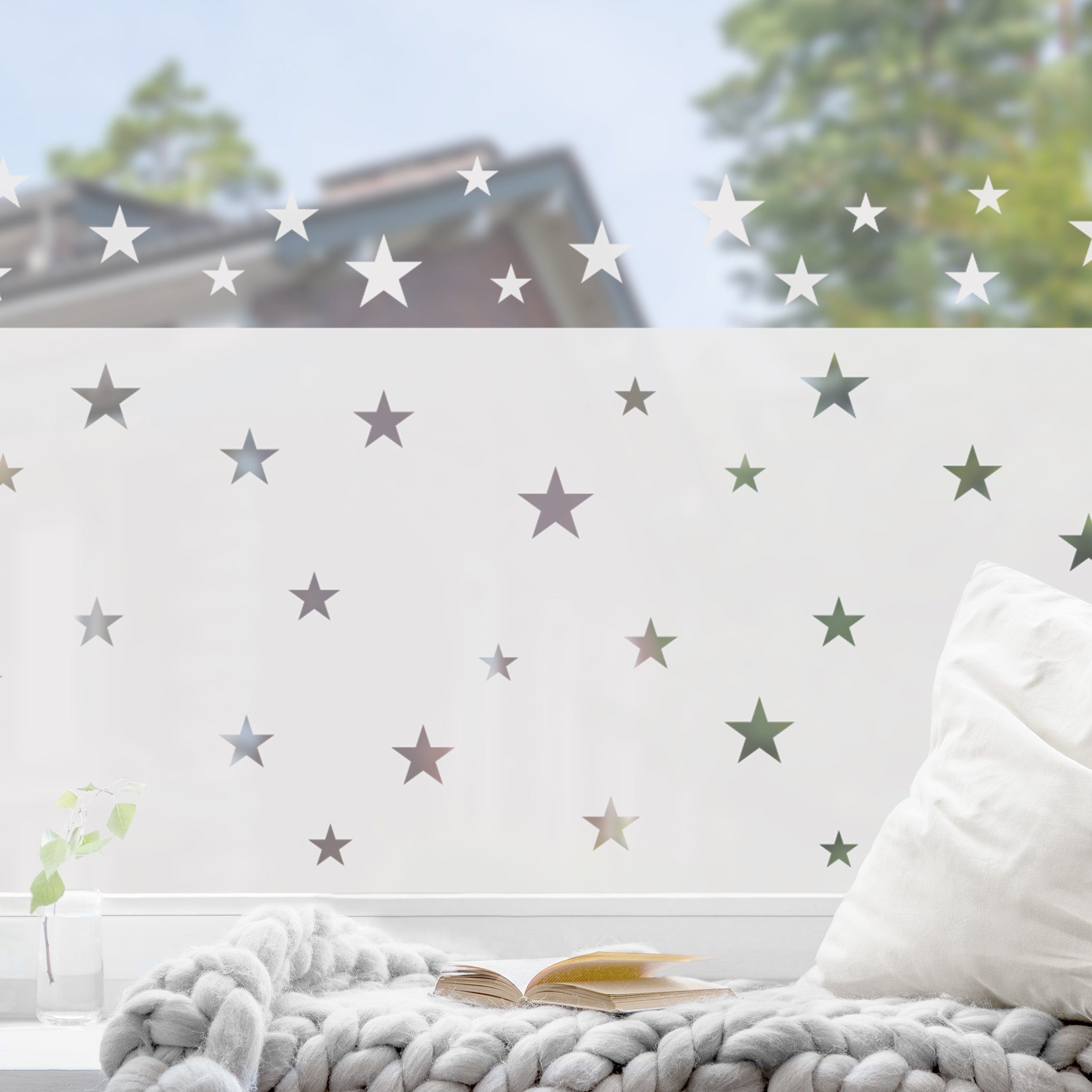 Bilderdepot24 Fensterfolie statisch haftend Motiv Fensterdeko günstig online kaufen