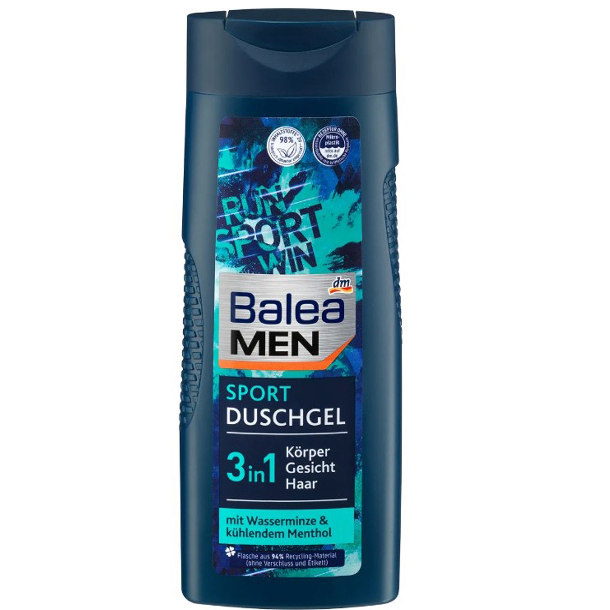 Balea Duschgel Männerduschgel Duschgel für Männer Men 3in1 Shampoo, VEGAN