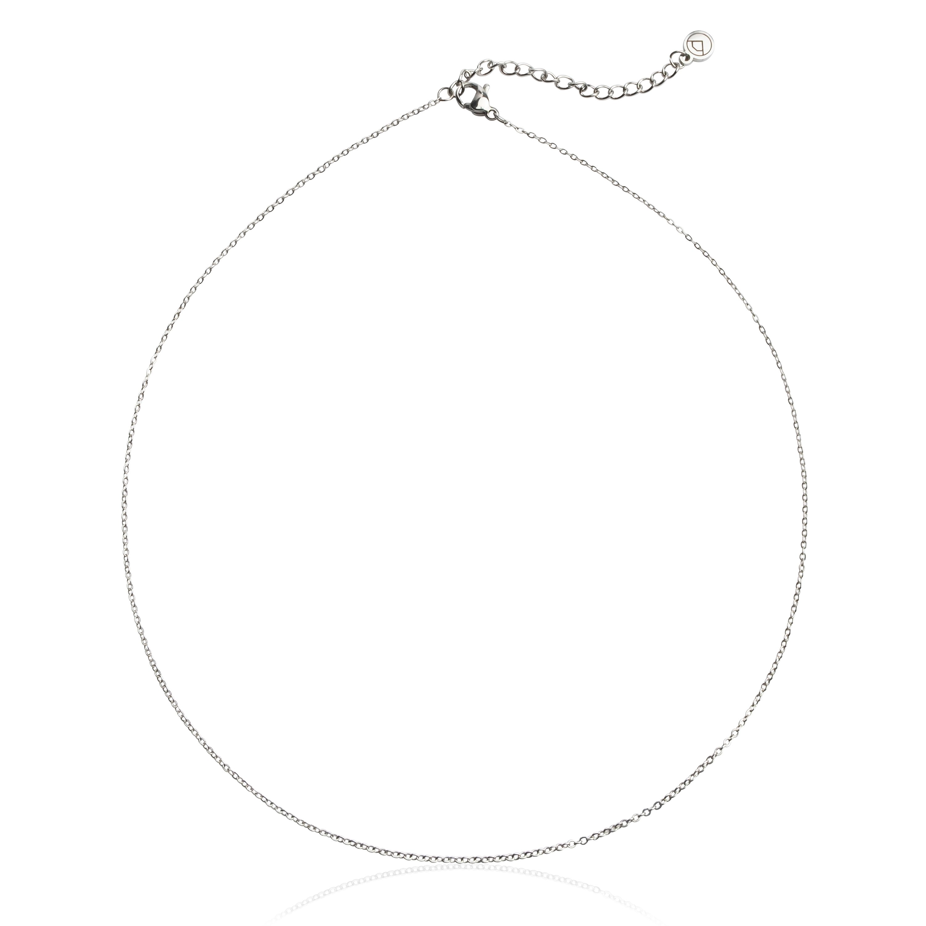 Edelstahlkette Feine Gliederkette aus Edelstahl • filigrane Mix & Match Kette • 40cm