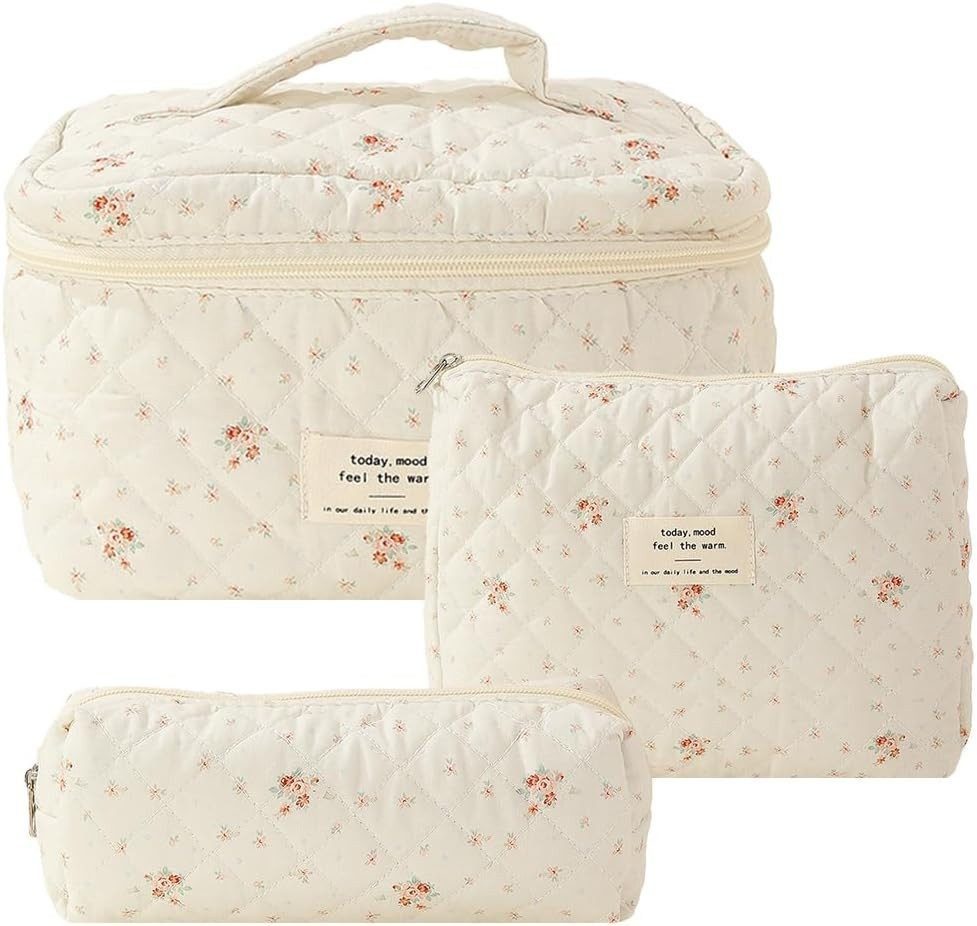 nsihing Kosmetiktasche 3er Set Kulturtasche – Wasserdichter Kulturbeutel für Damen