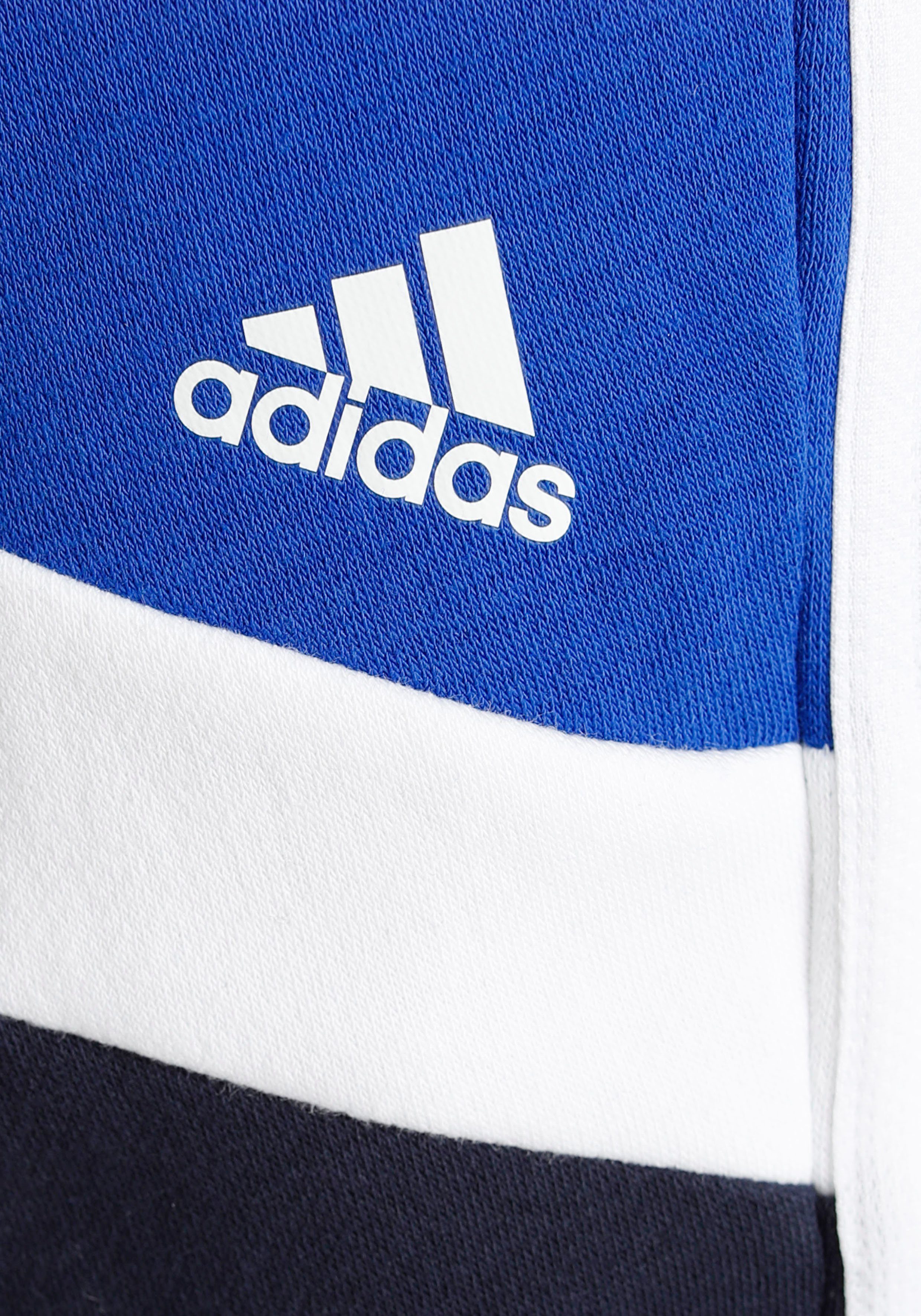 Sportswear Blue (1-tlg) Semi / Ink Lucid Sporthose adidas HOSE Legend / White 3STREIFEN COLORBLOCK