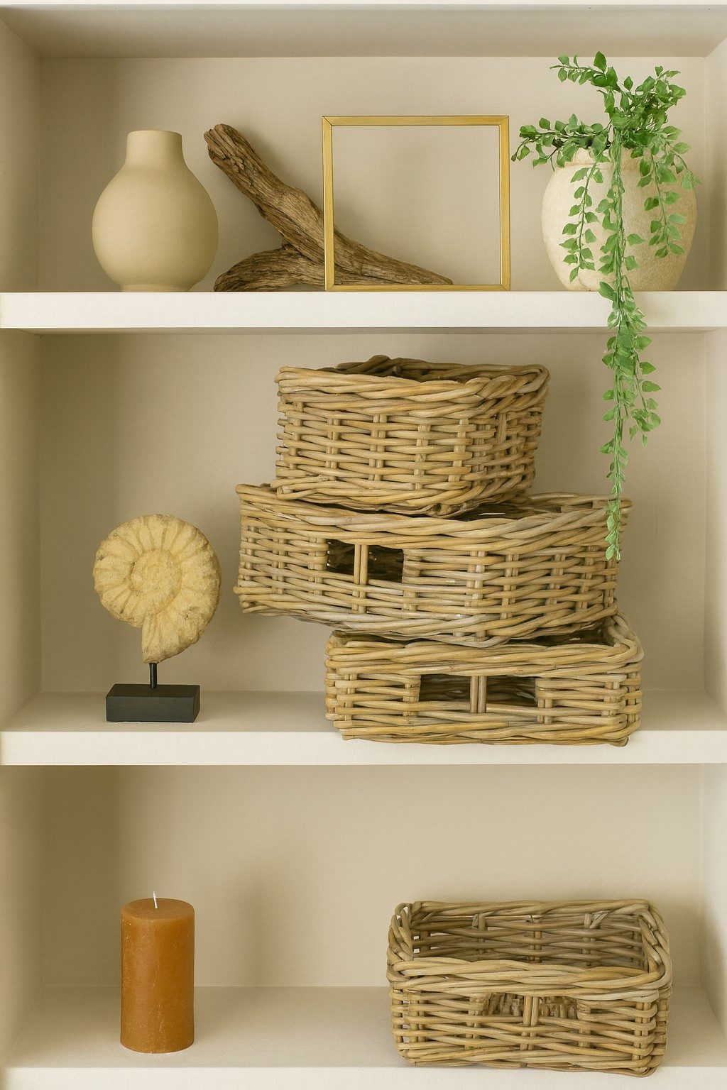 moebel-direkt-online Aufbewahrungskorb Korbsets in drei Größen, handgeflochten