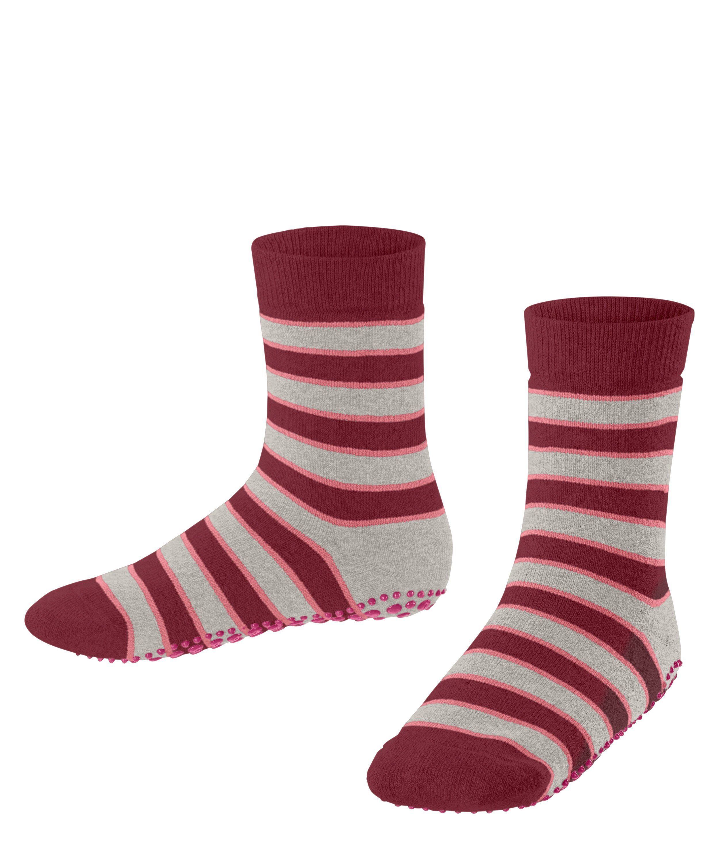 FALKE Socken Simple Stripes (1-Paar) ruby (8830)