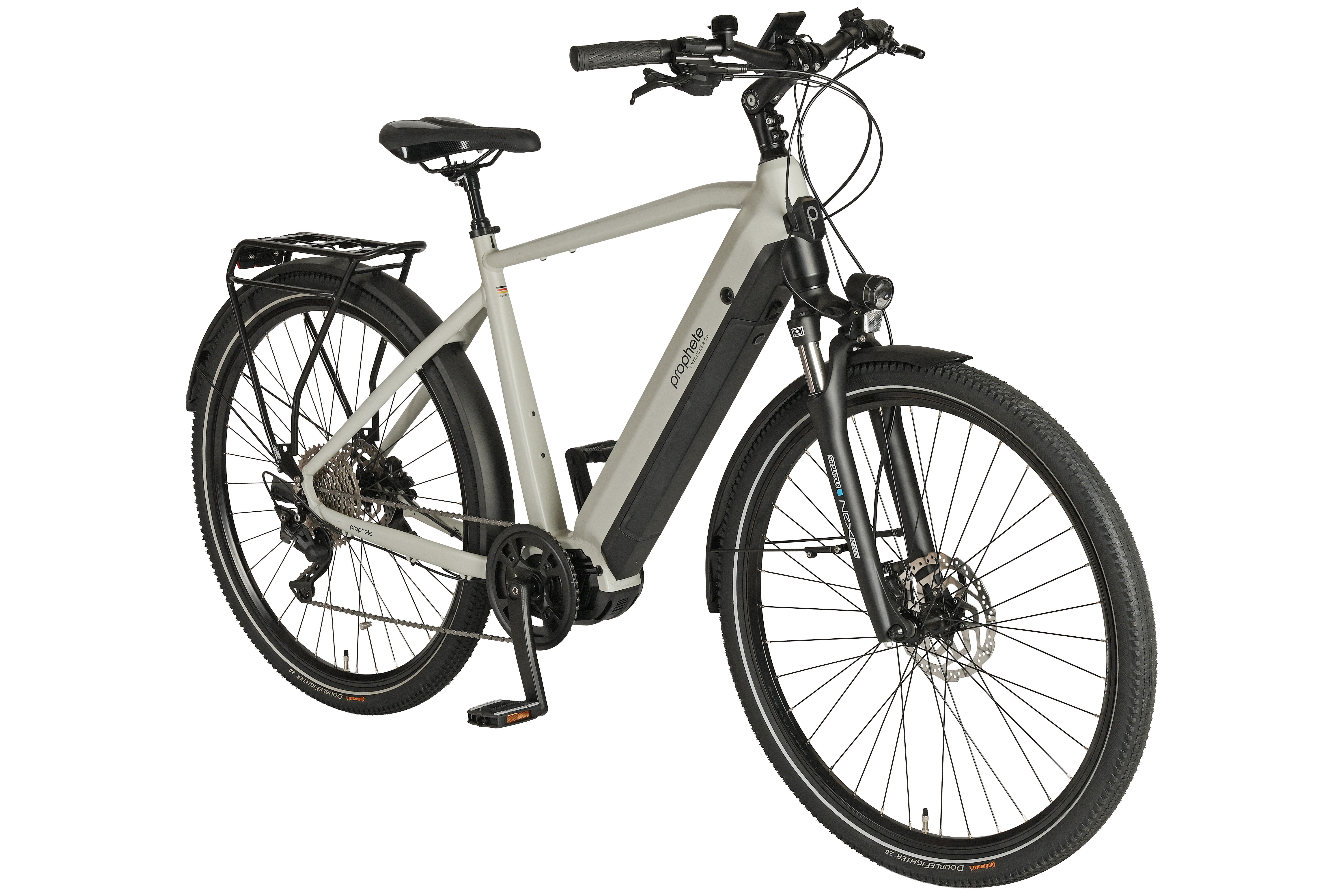 Prophete E-Bike Trekkingrad Entdecker 5.0, 10 Gang Shimano Deore Schaltwerk, Kettenschaltung, Mittelmotor, 720 Wh, Pedelec, Elektrofahrrad für Herren