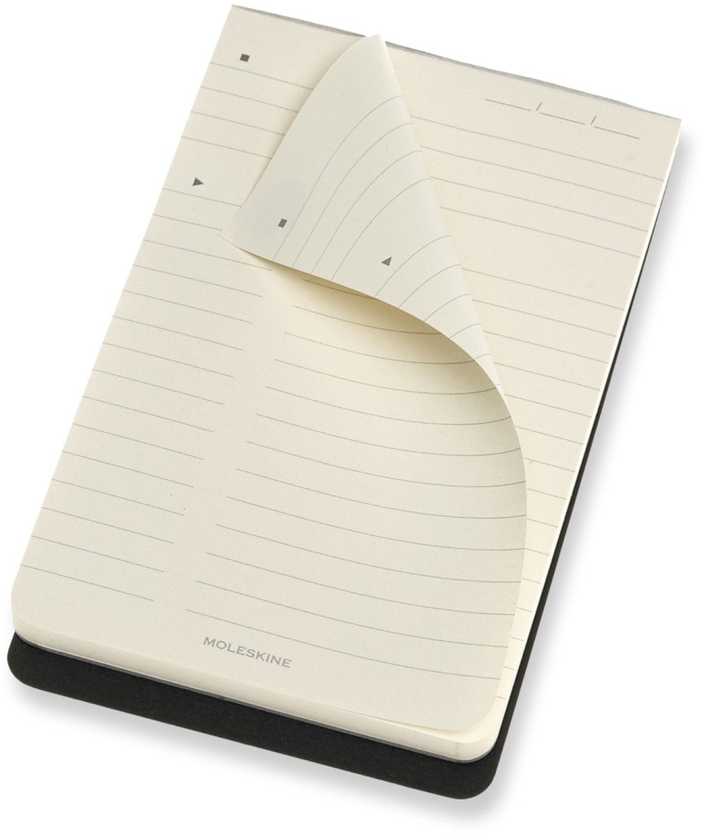 MOLESKINE Notizblock Notizblock Pocket A6 liniert Softcover schwarz