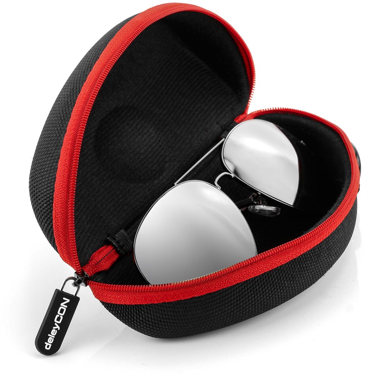 deleyCON Brillenetui deleyCON Brillenetui Hardcase Hartschalen Etui Brillentasche
