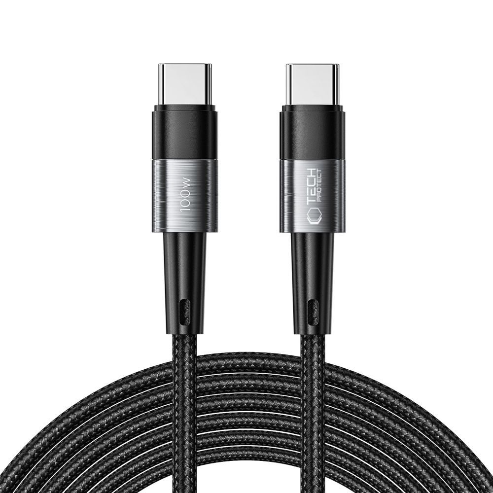 TECH PROTECT USB-Kabel, USB C Stecker, USB C, Extra langes 3 m USB C PD Kabel mit 100W Schnellladefunktion