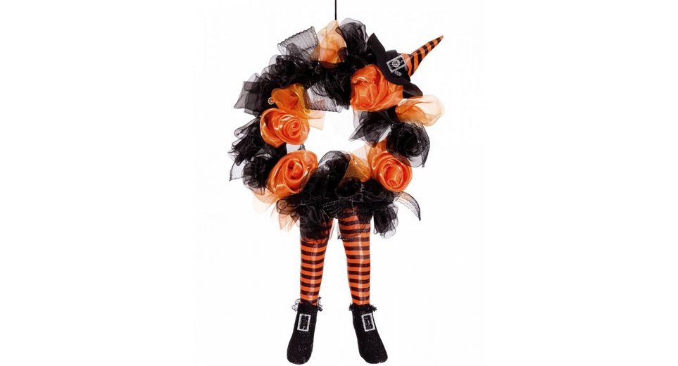 Hexenbein-Deko Für Halloween - 1 Paar Mit Schuhen Lila
