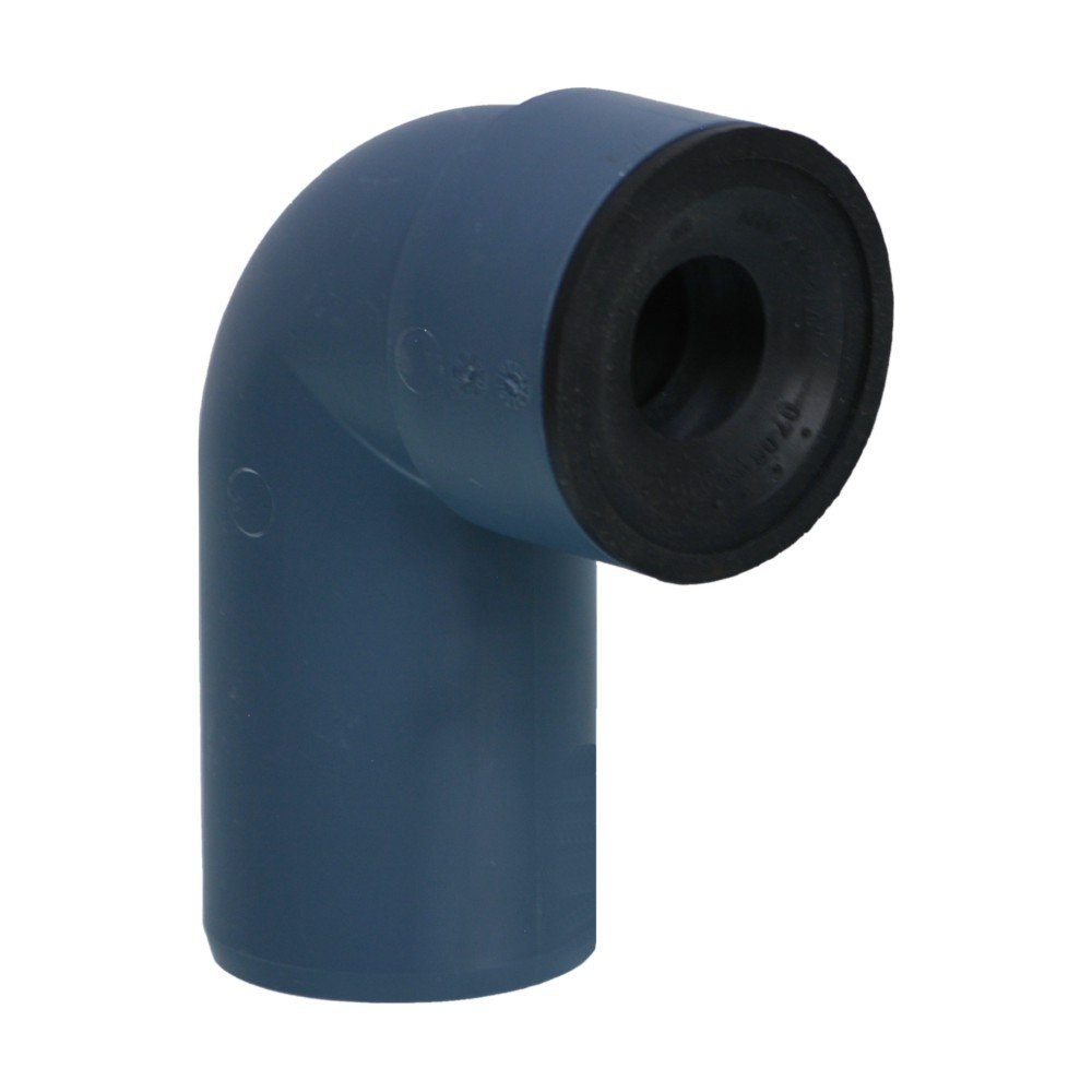 POLOPLAST Wasserrohr POLOPLAST POLO-KAL NG Siphonanschlussknie mit Steckdichtung DN 50, 1 1