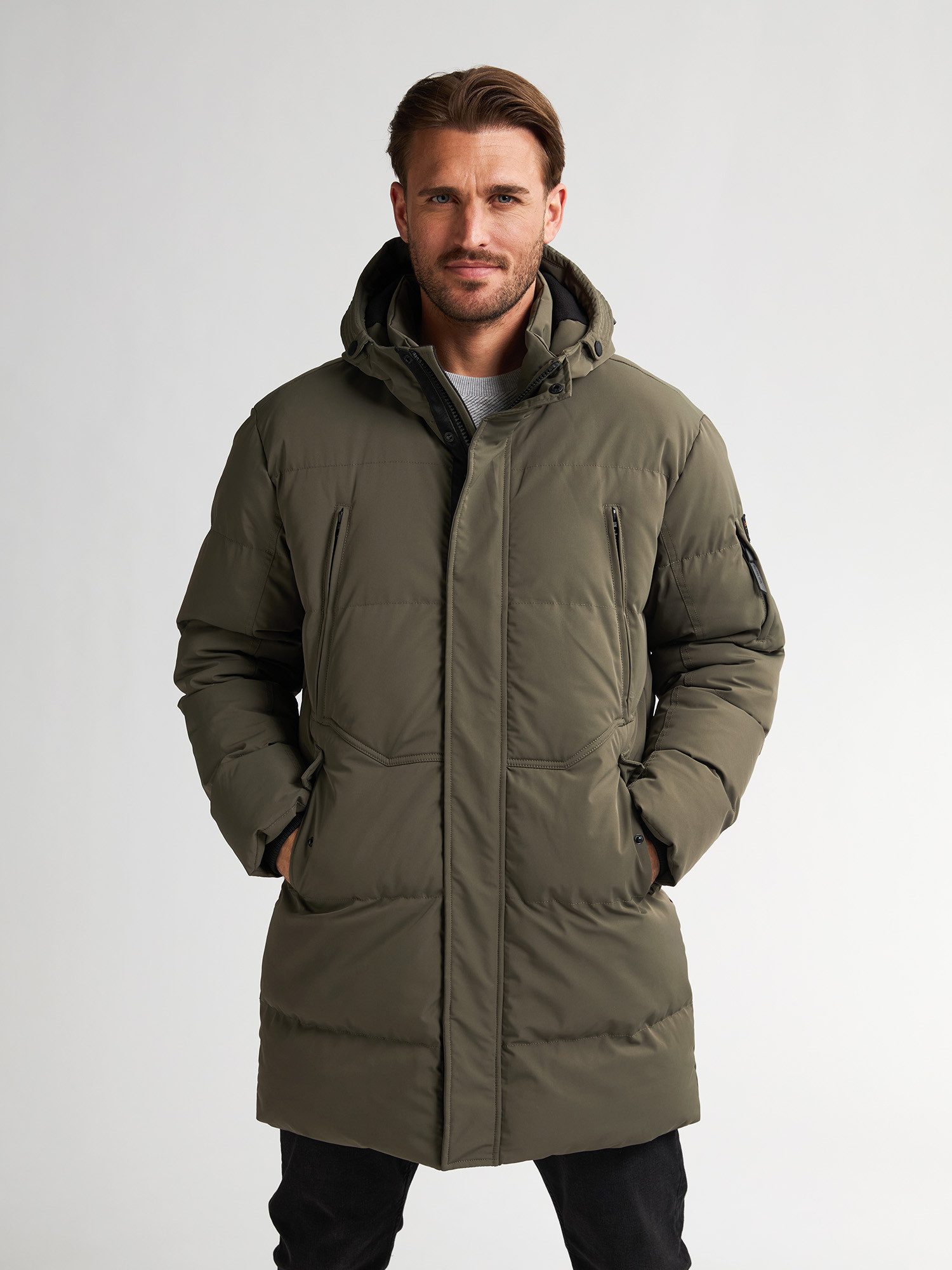 Petrol Industries Steppmantel Men Jacket Parka - Wintermantel Vermont - Mantel für Herren