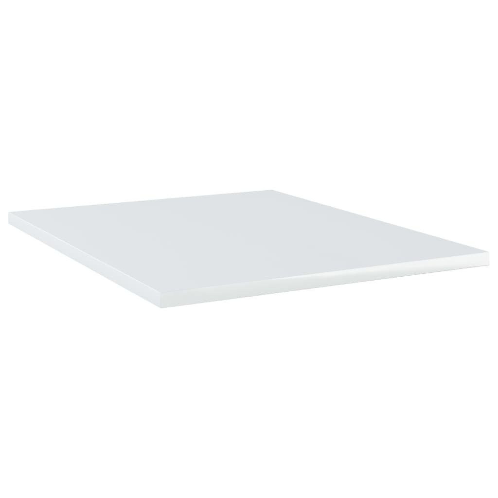 vidaXL Einlegeboden in Hochglanz-Weiß. Abmessungen (LxBxH) 50x40x1,5 cm (8er-Set)