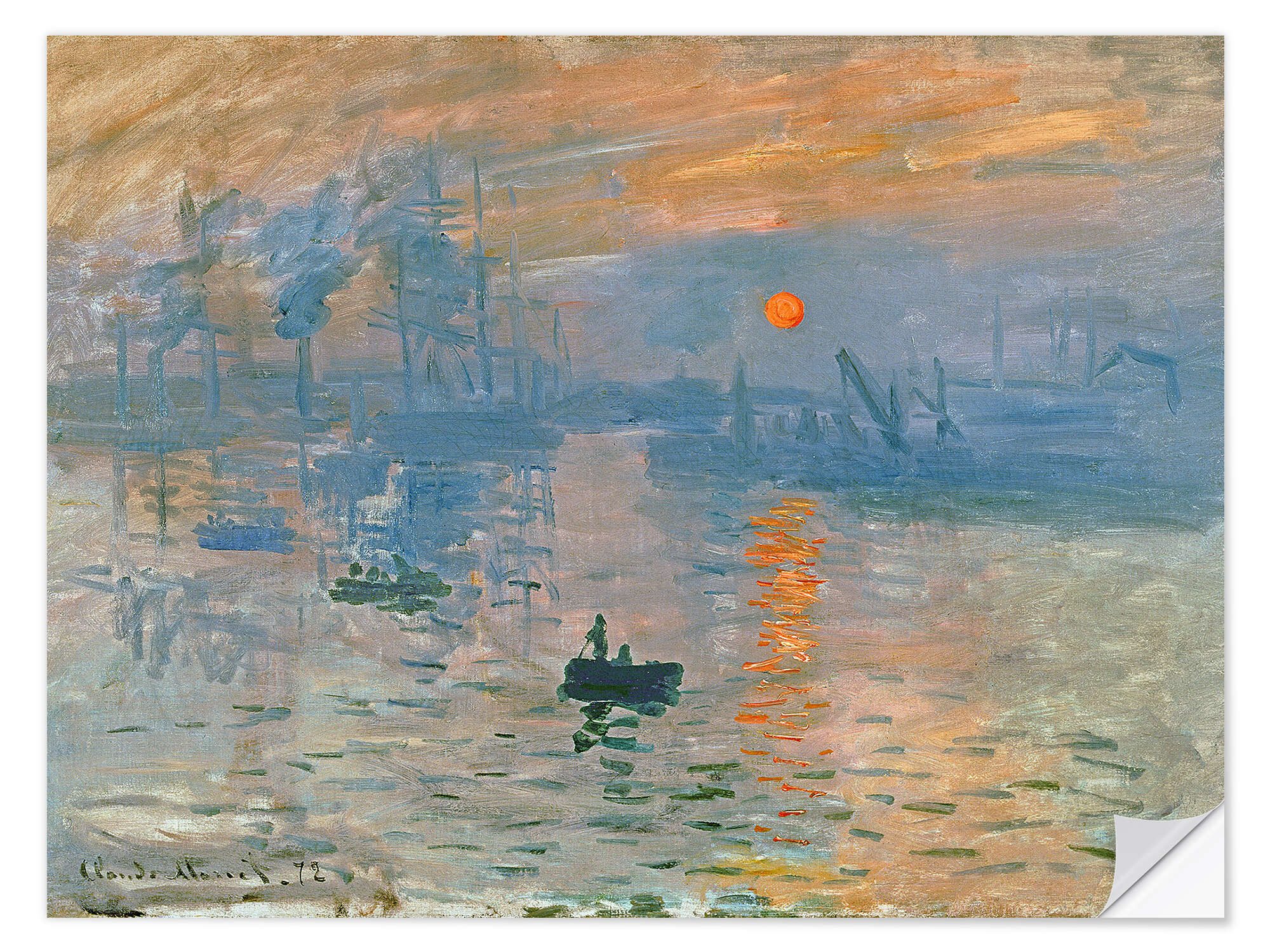 Wandfolie Claude Monet