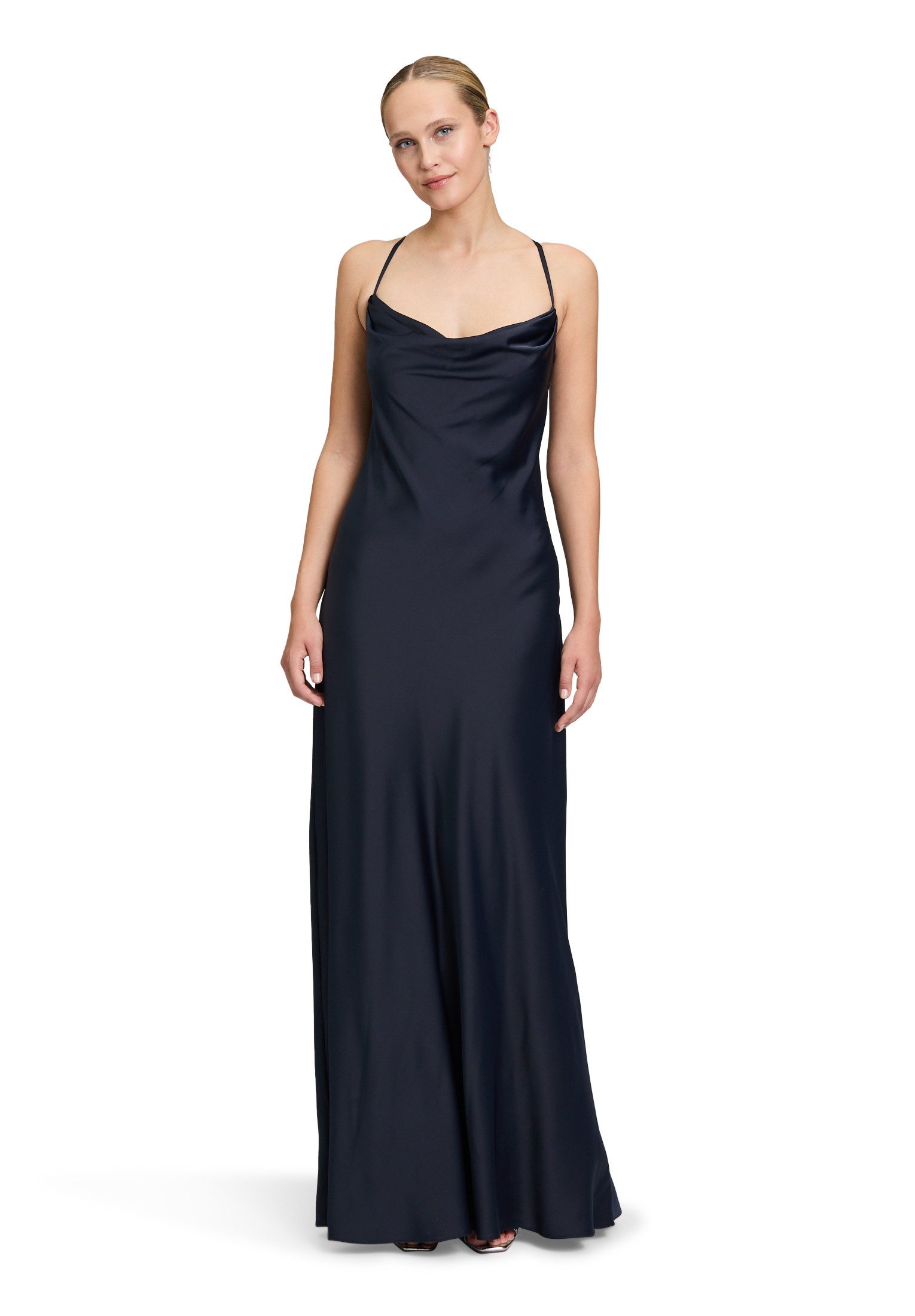 Vera Mont Abendkleid "Vera Mont Damen Abendkleid mit Wasserfallausschnitt" günstig online kaufen