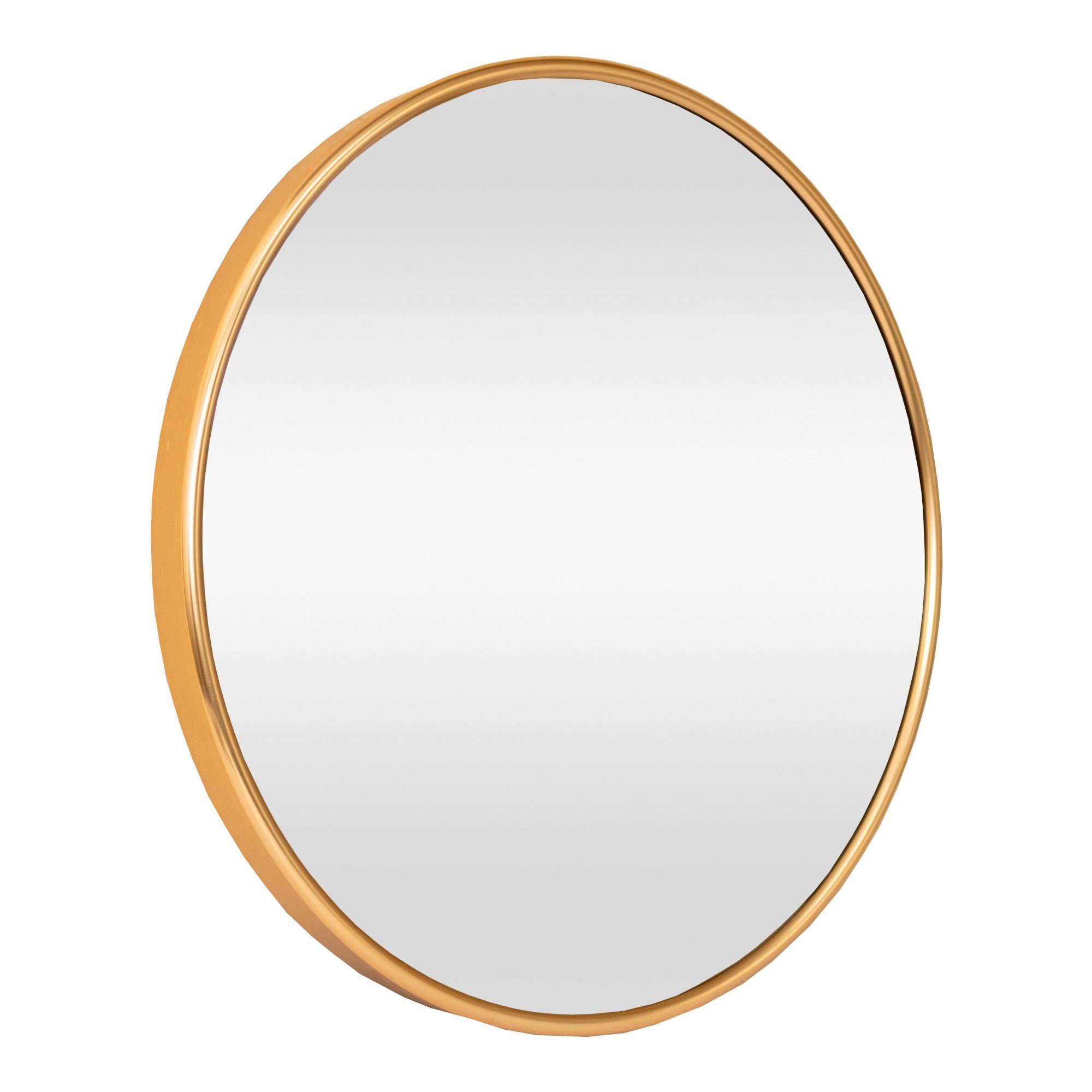 en.casa Wandspiegel, »Ordona« Hängespiegel Ø60cm Gold günstig online kaufen