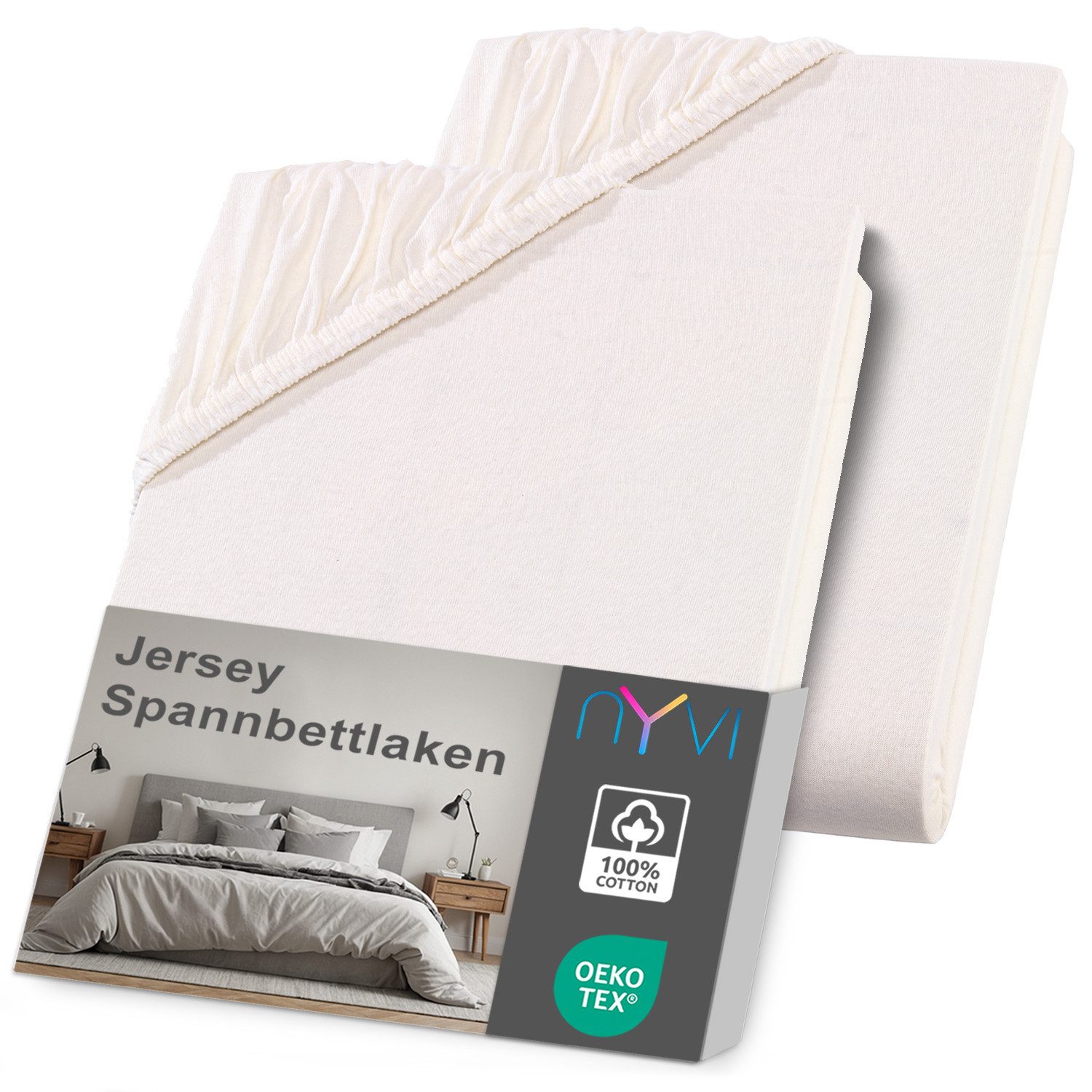 NYVI Spannbettlaken Jersey Spannbettlaken DreamScience für günstig online kaufen